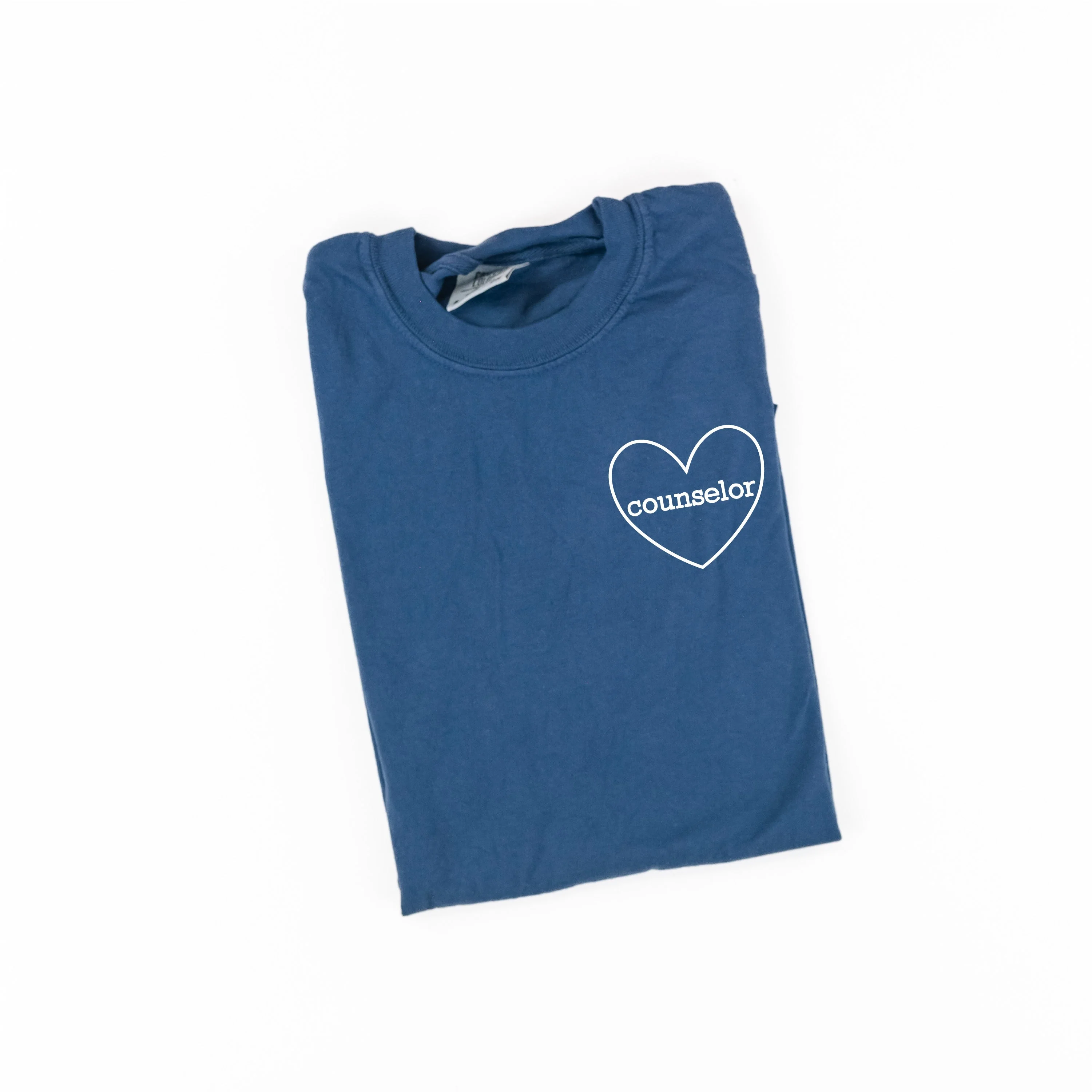 Counselor (Heart Around) - Comfort Colors Tee - Image 10