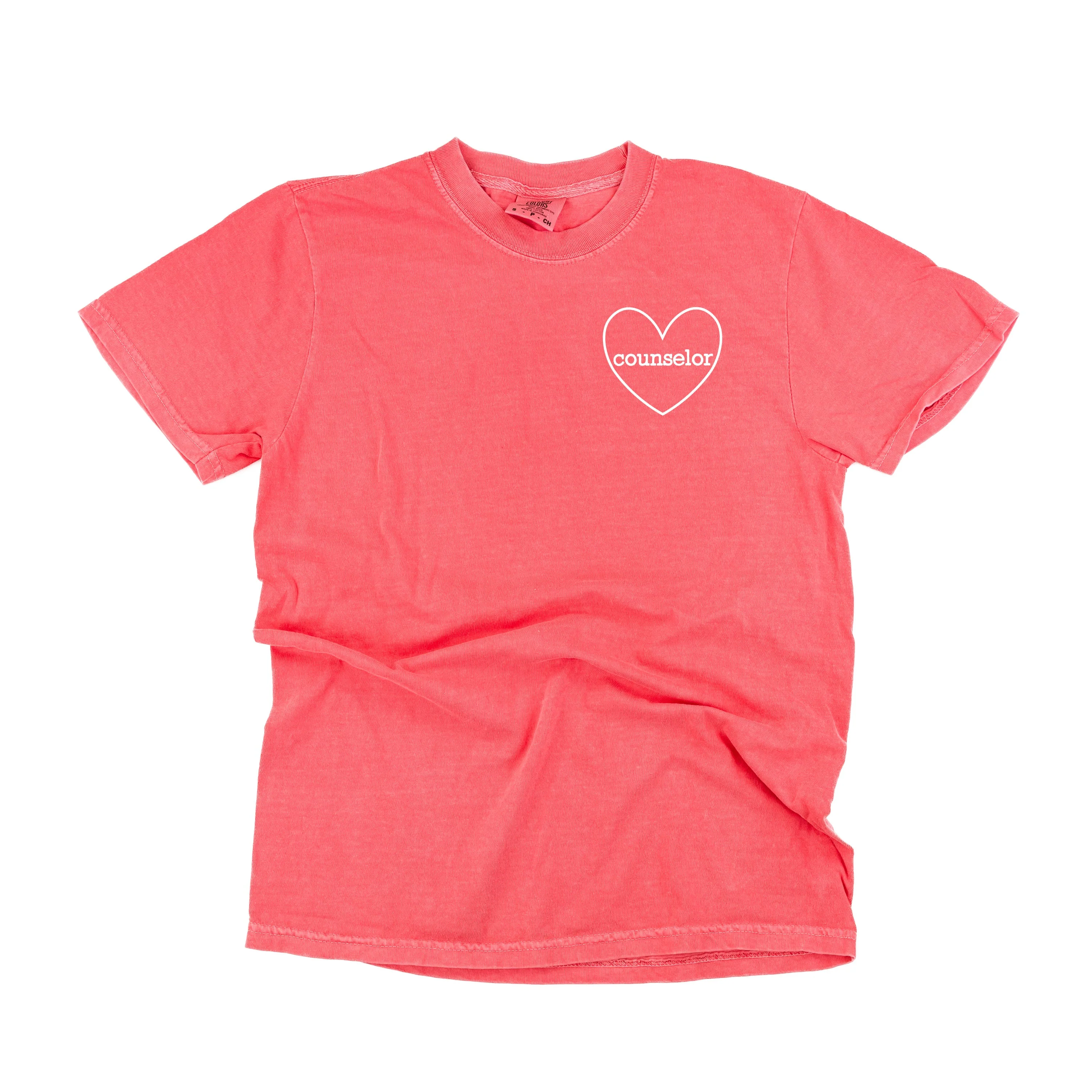 Counselor (Heart Around) - Comfort Colors Tee - Image 11