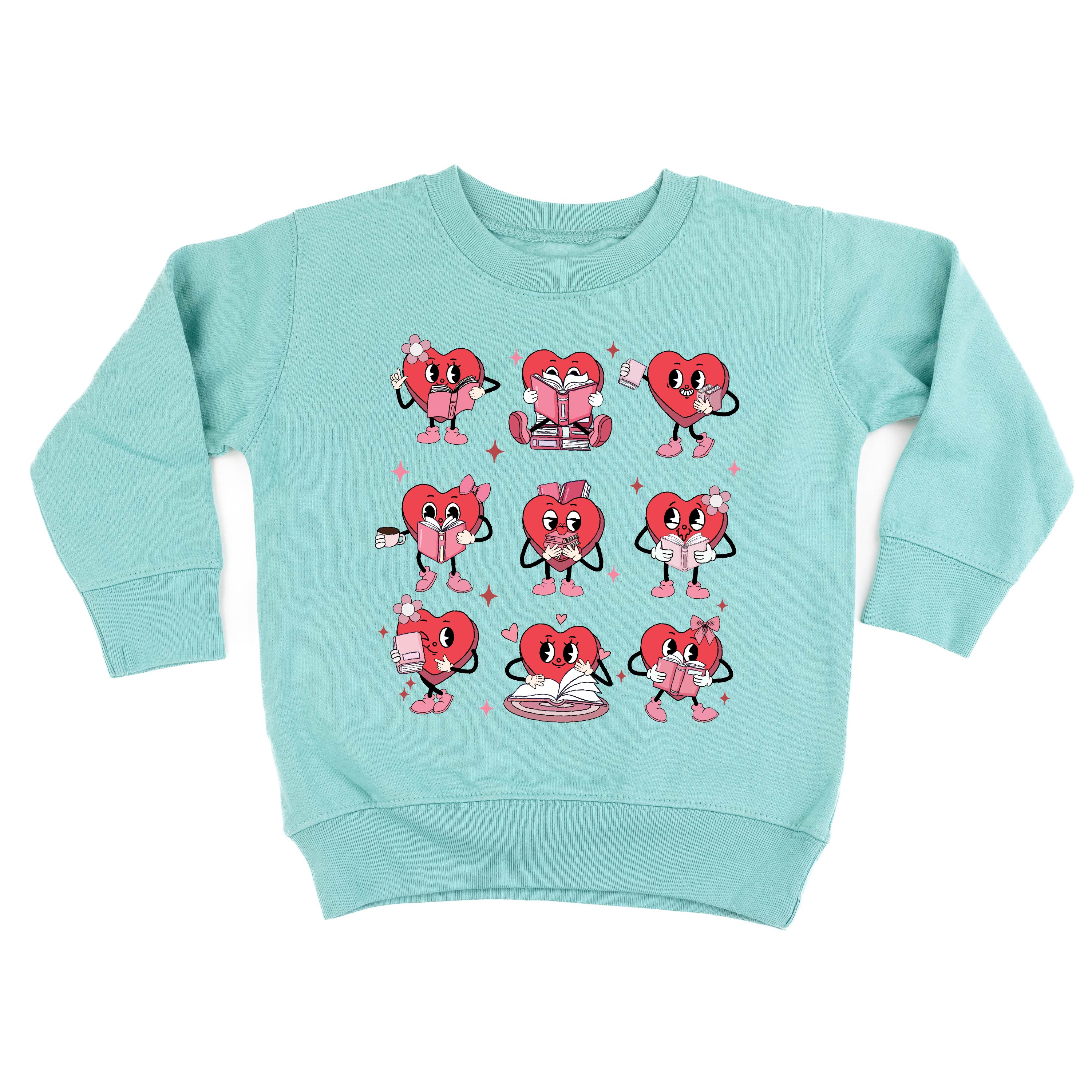 Reading Hearts - Child Sweater - Image 2