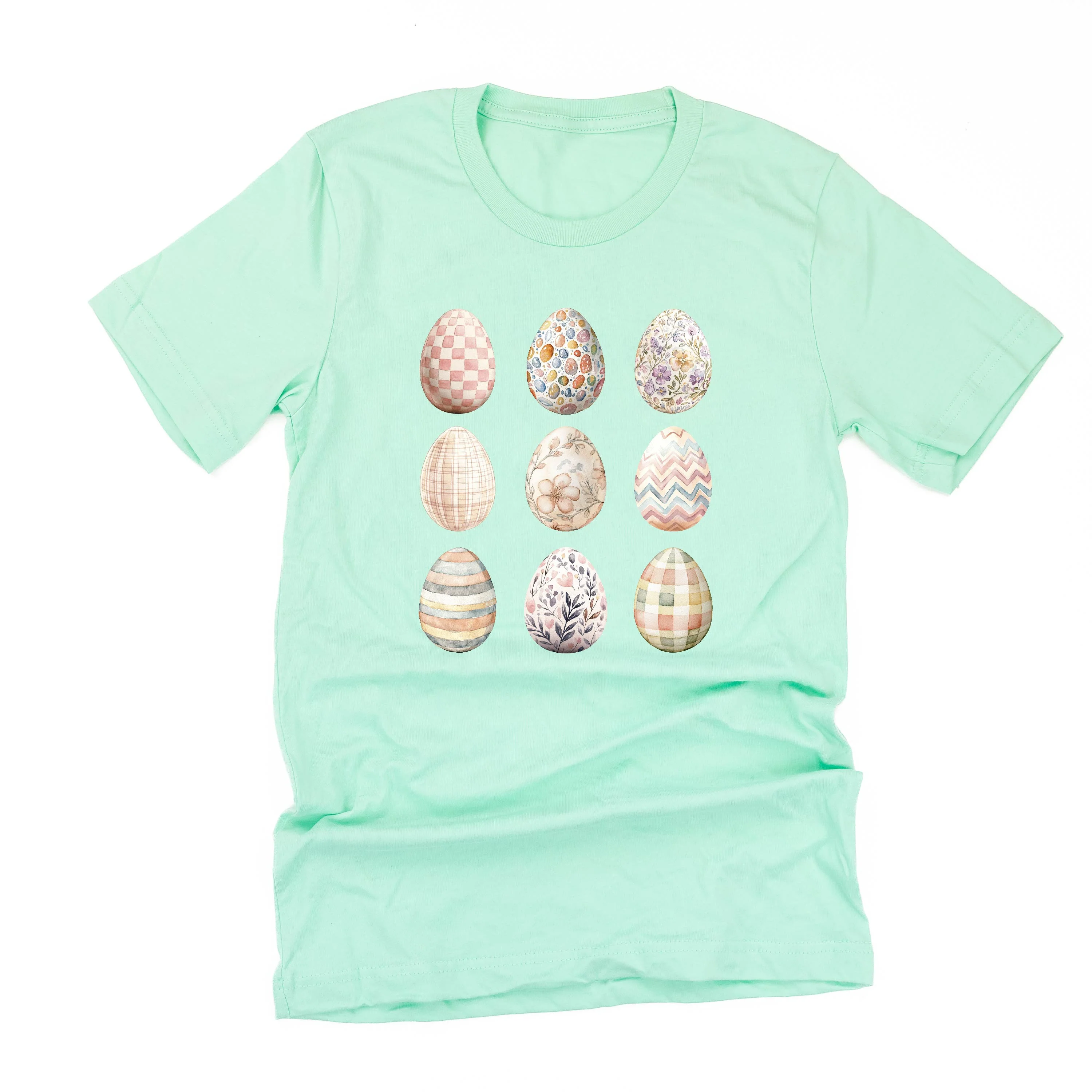 3x3 Painted Eggs - Unisex Tee - Image 4