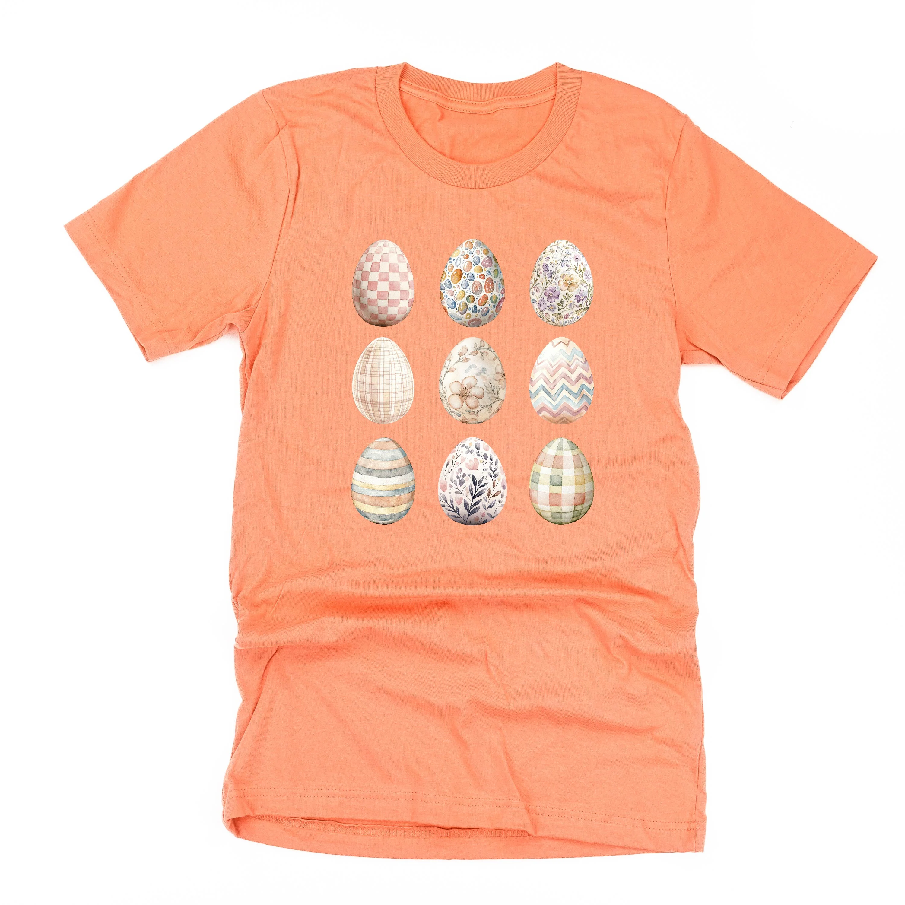 3x3 Painted Eggs - Unisex Tee - Image 5