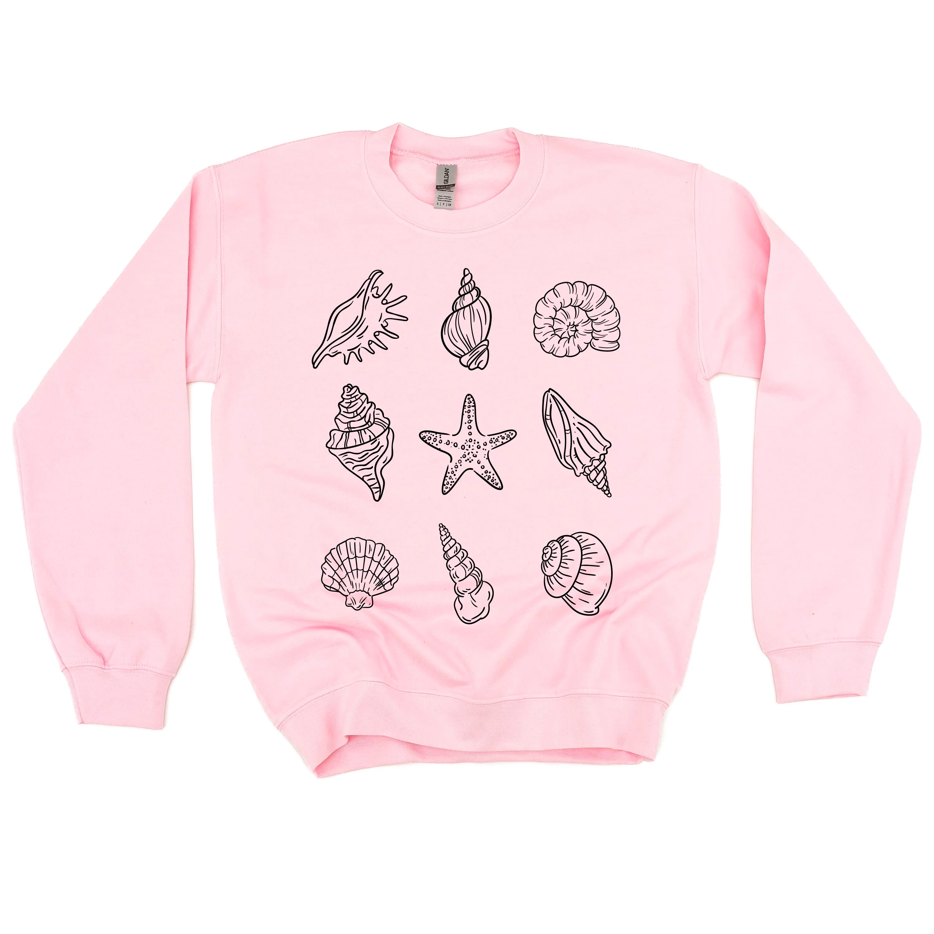 3x3 Seashells - BASIC Fleece - Image 3