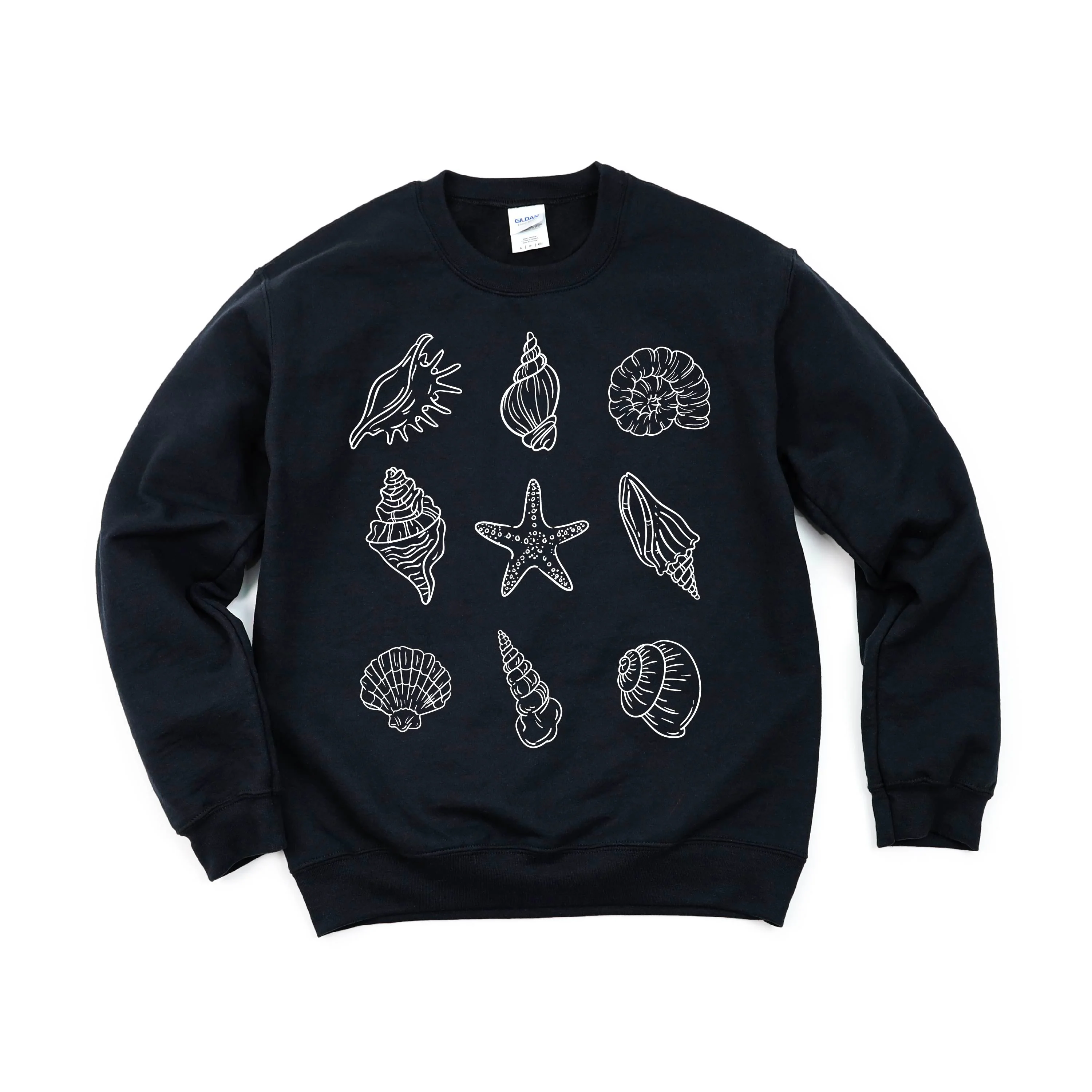 3x3 Seashells - BASIC Fleece - Image 4