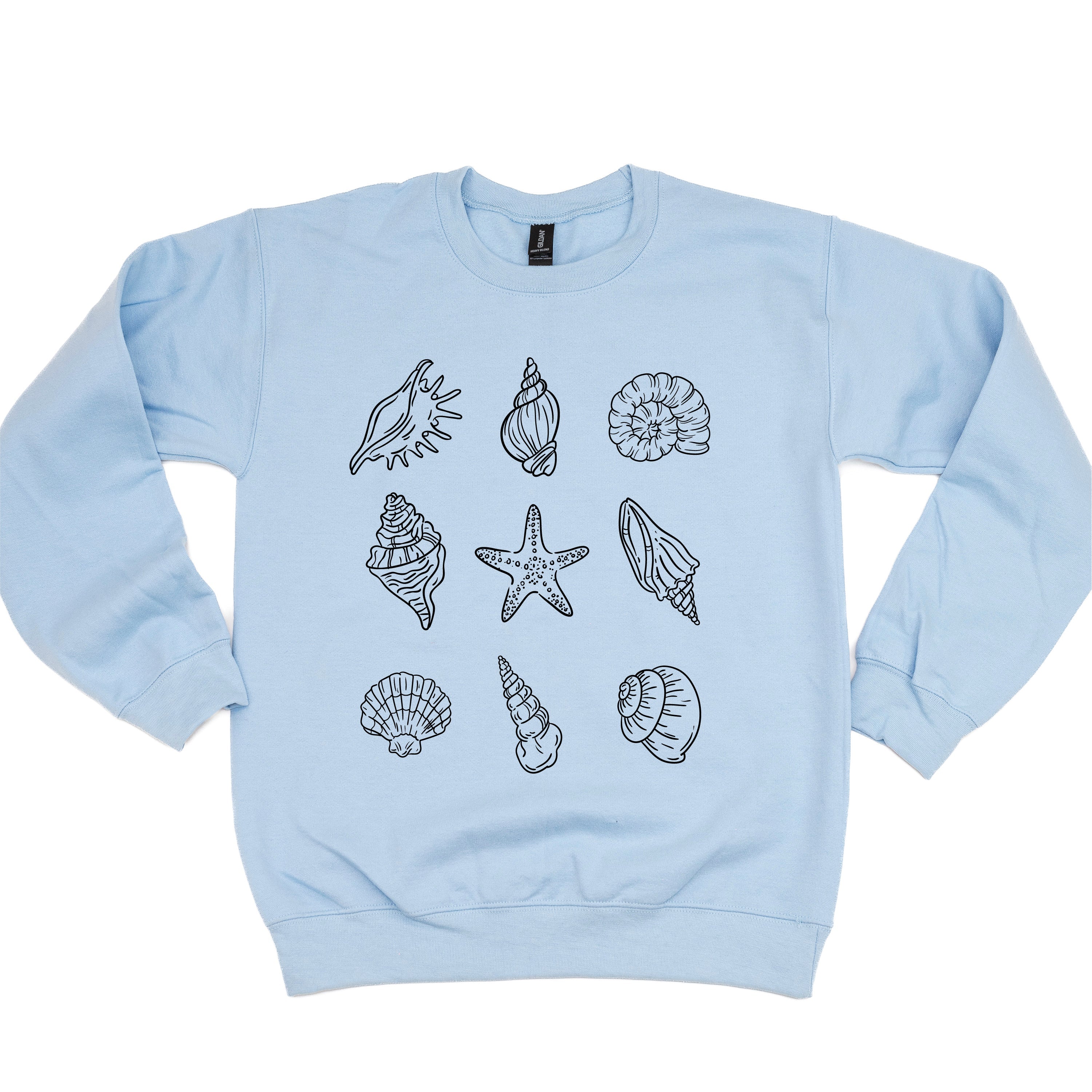 3x3 Seashells - BASIC Fleece - Image 5