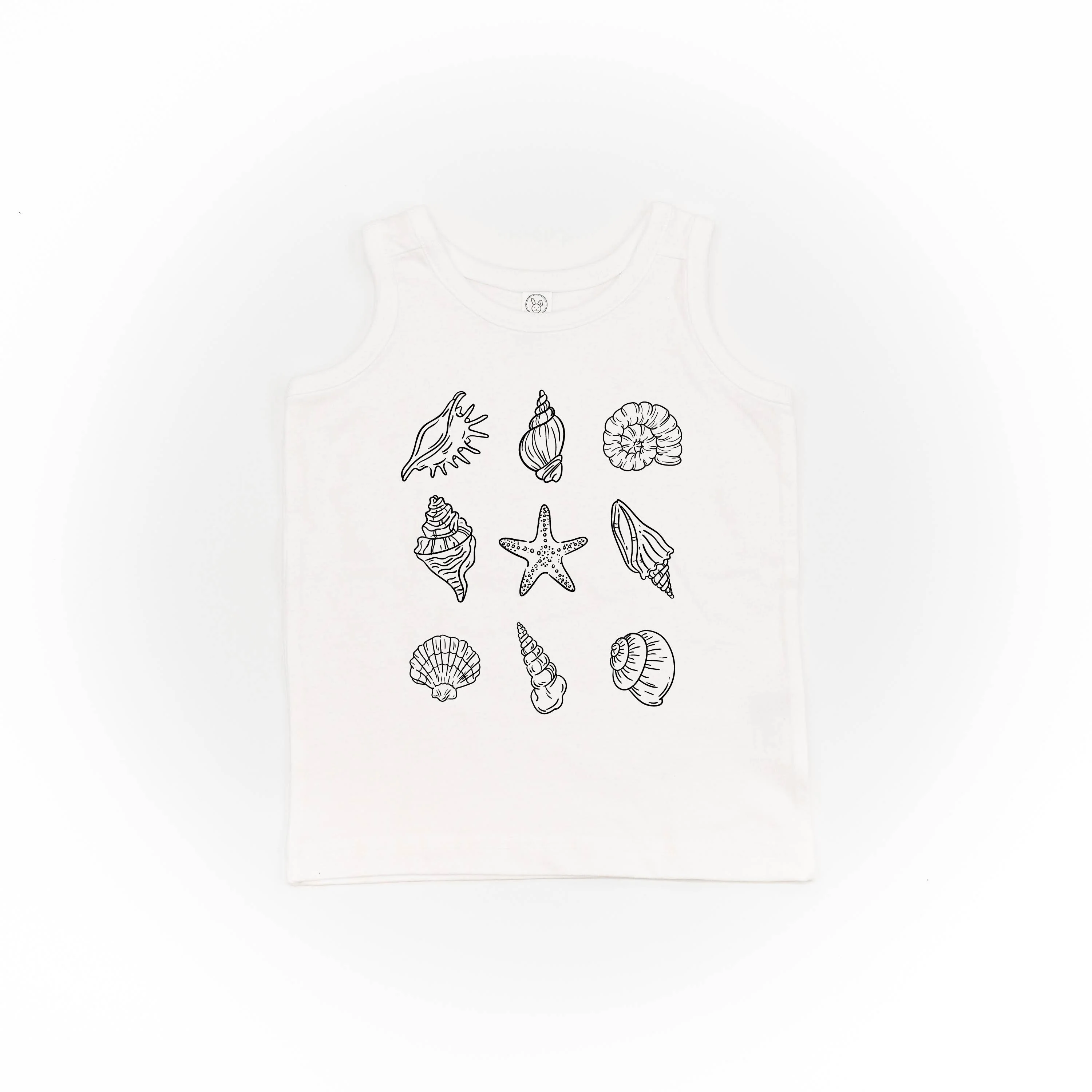 3x3 Seashells - Child TANK - Image 4