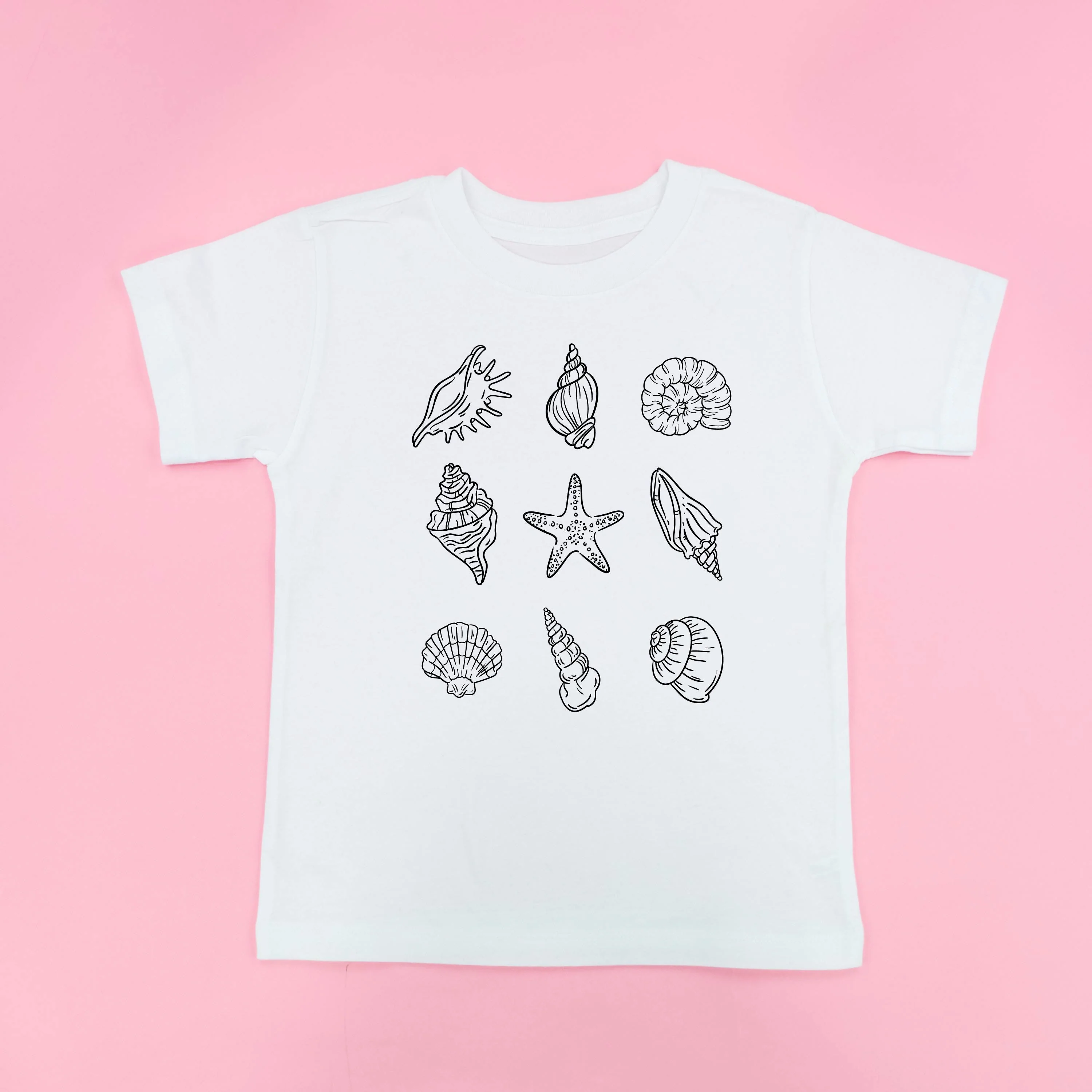 3x3 Seashells - Child Tee - Image 13