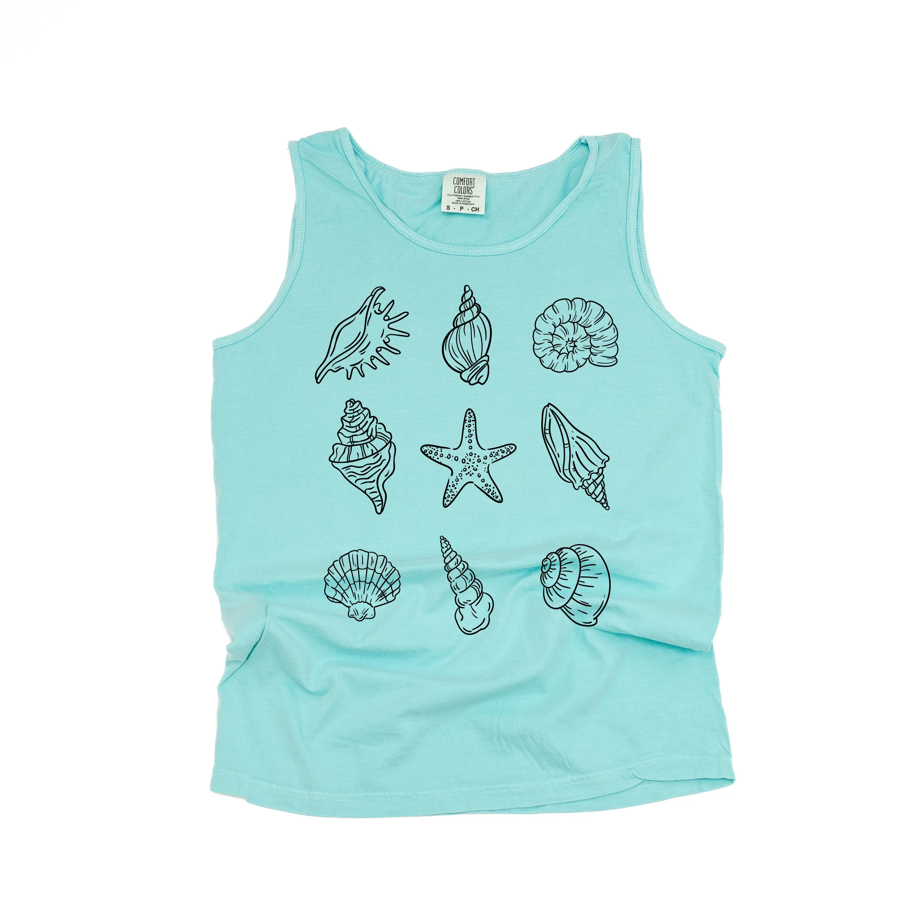 3x3 Seashells - Comfort Colors TANK - Image 3