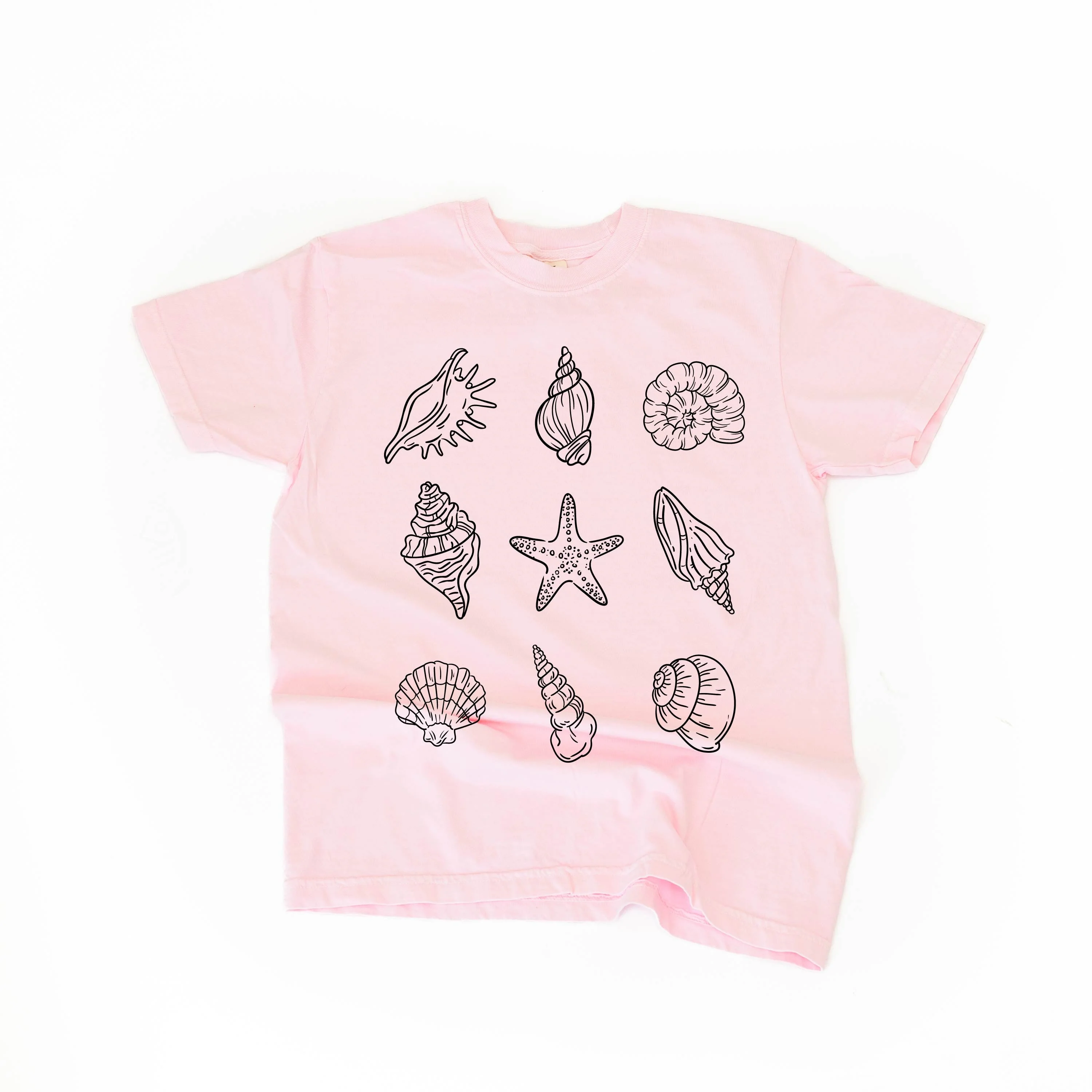 3x3 Seashells - Comfort Colors Tee - Image 8