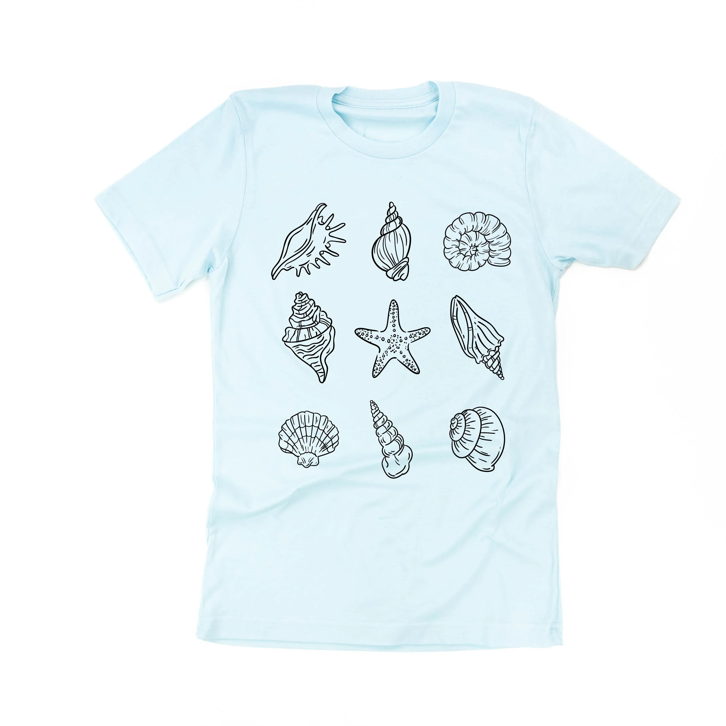 3x3 Seashells - Unisex Tee - Image 4