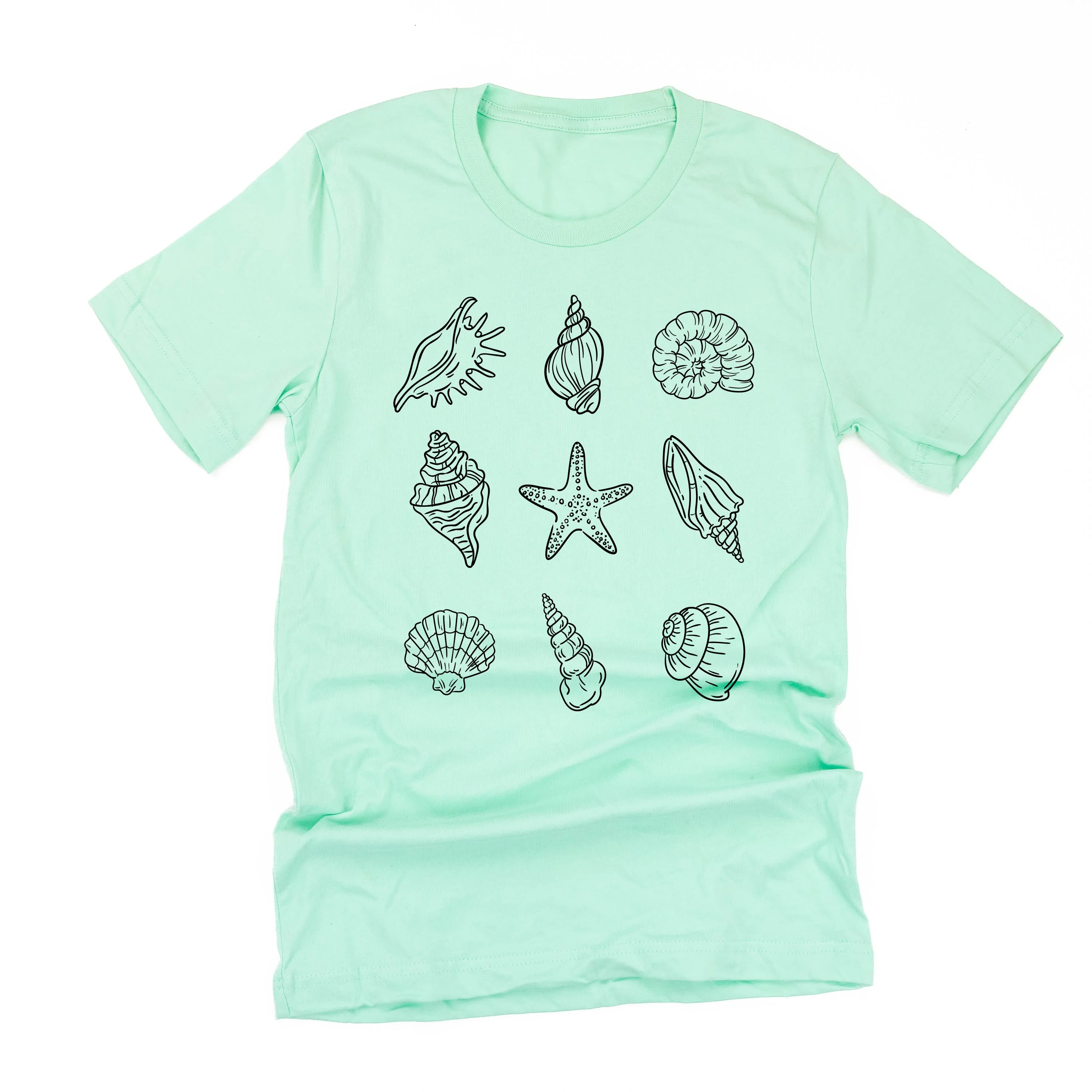 3x3 Seashells - Unisex Tee - Image 5