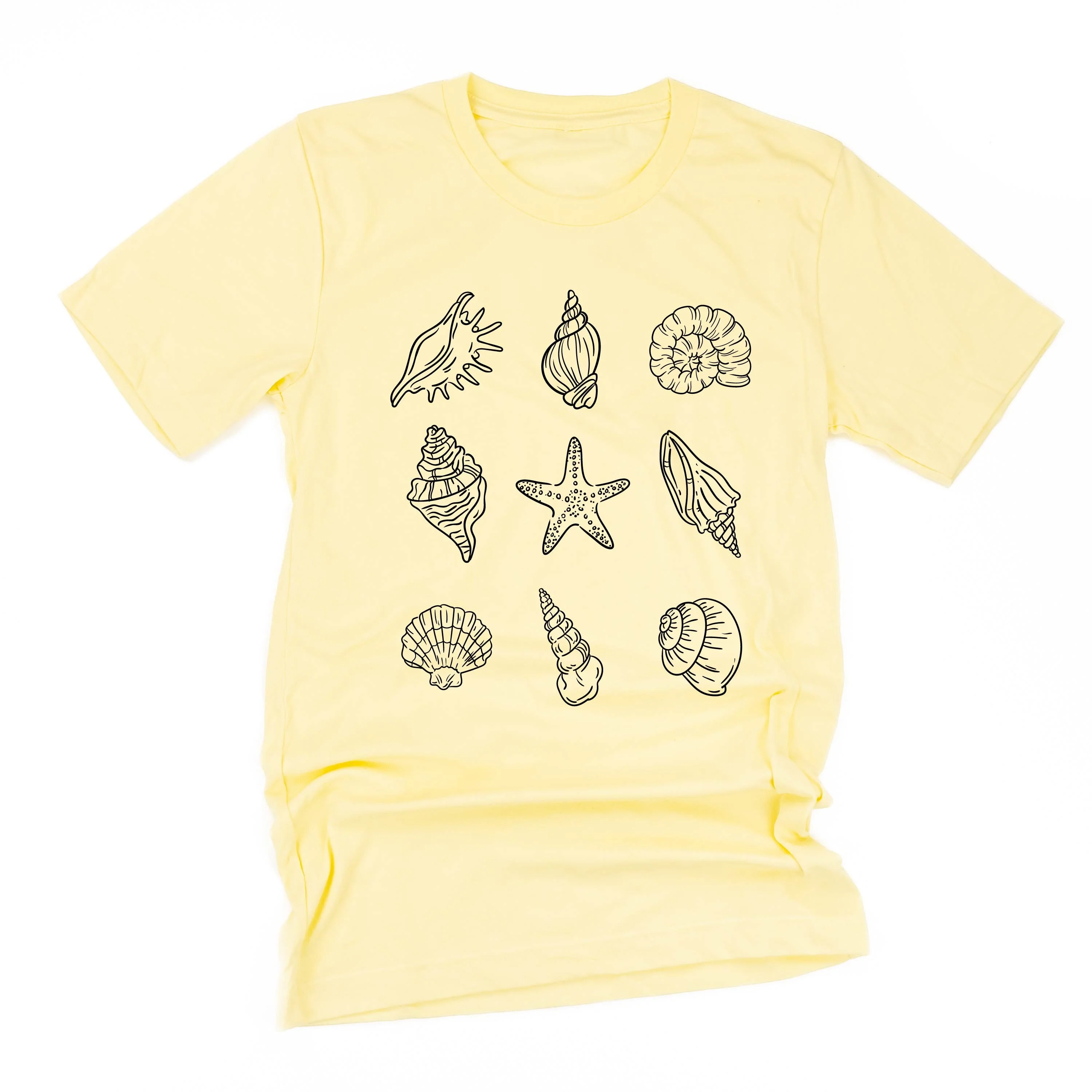 3x3 Seashells - Unisex Tee - Image 7