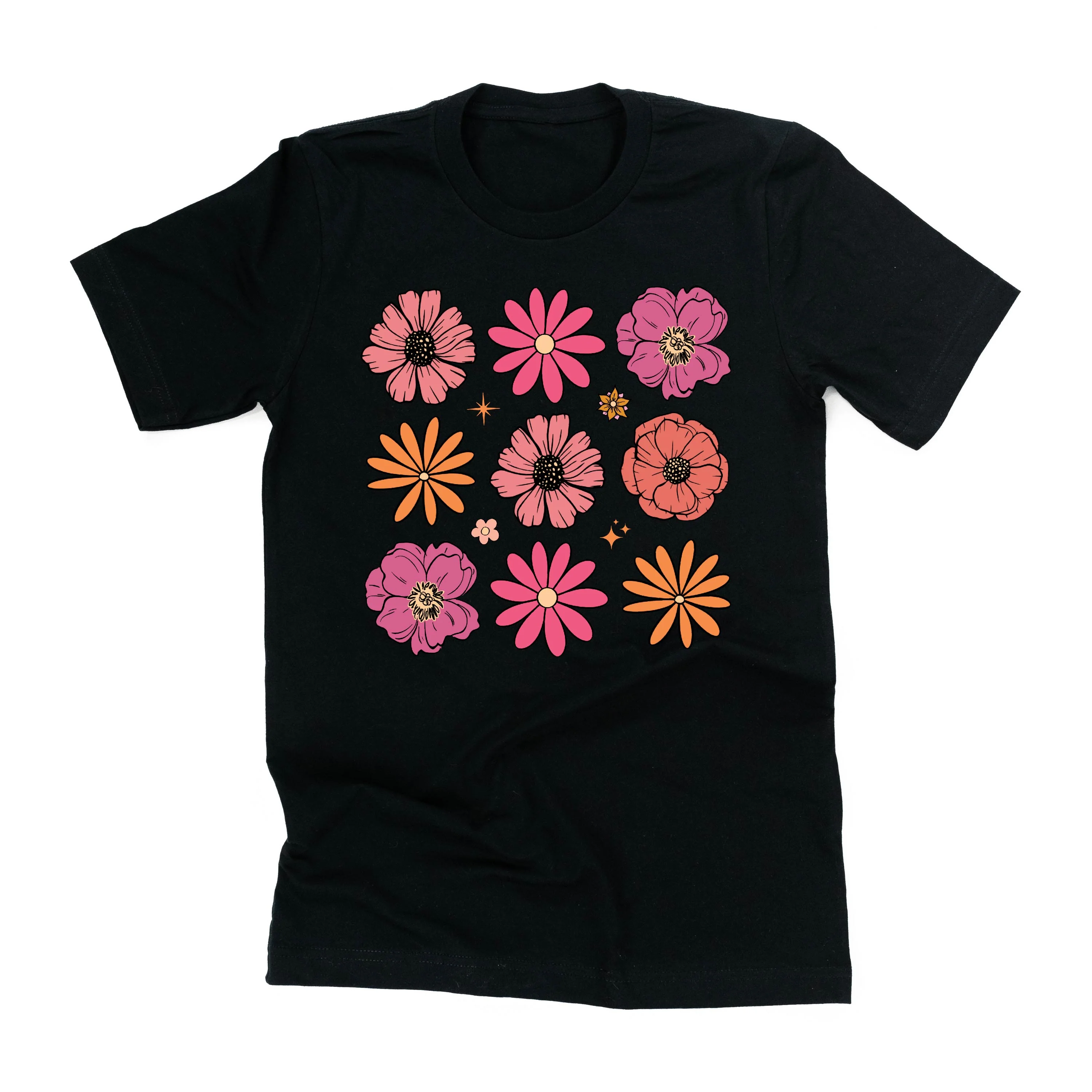 3x3 Spring Flowers - Unisex Tee - Image 6