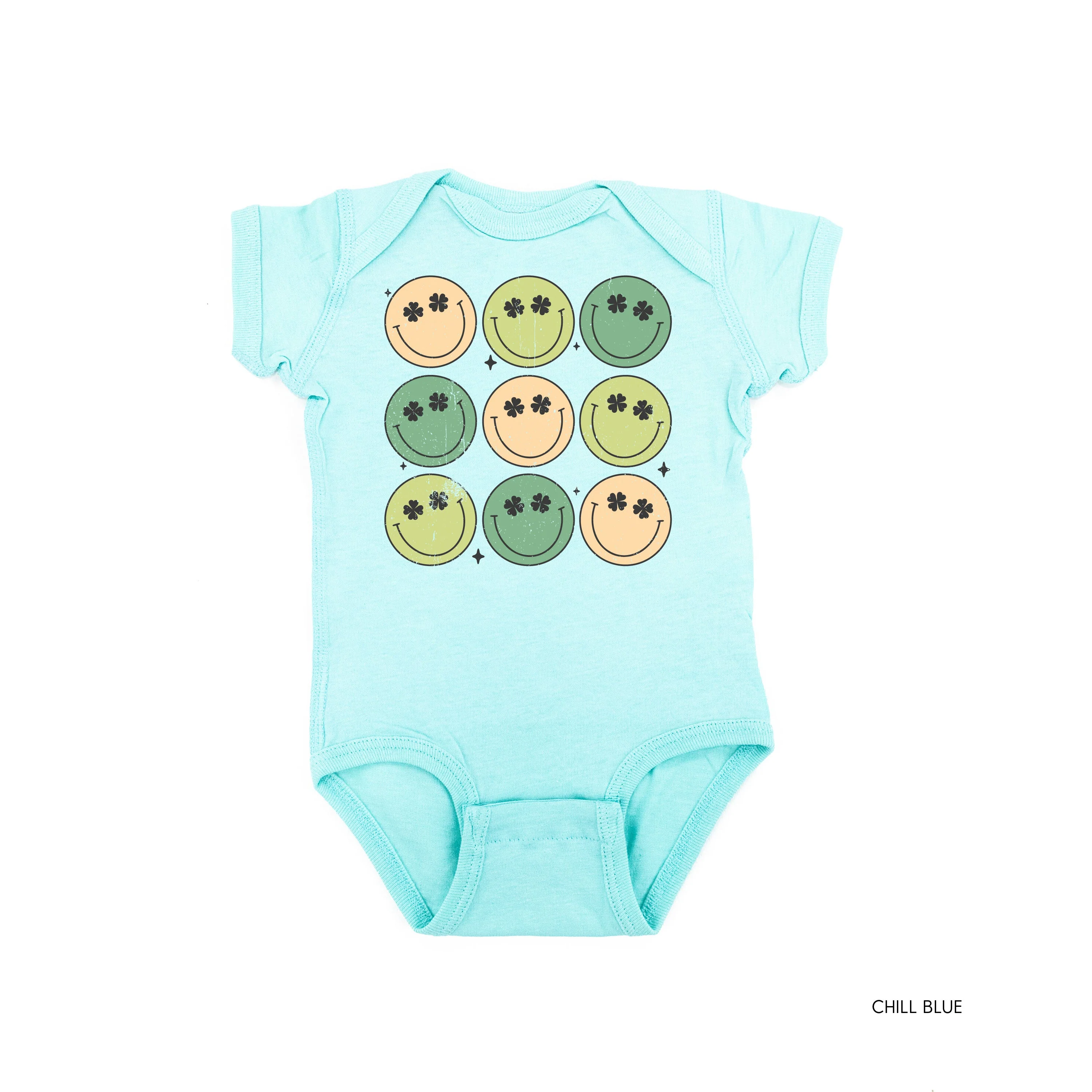 3x3 - St. Patrick's Day Smilies - Infant Bodysuit/Tee - Image 6