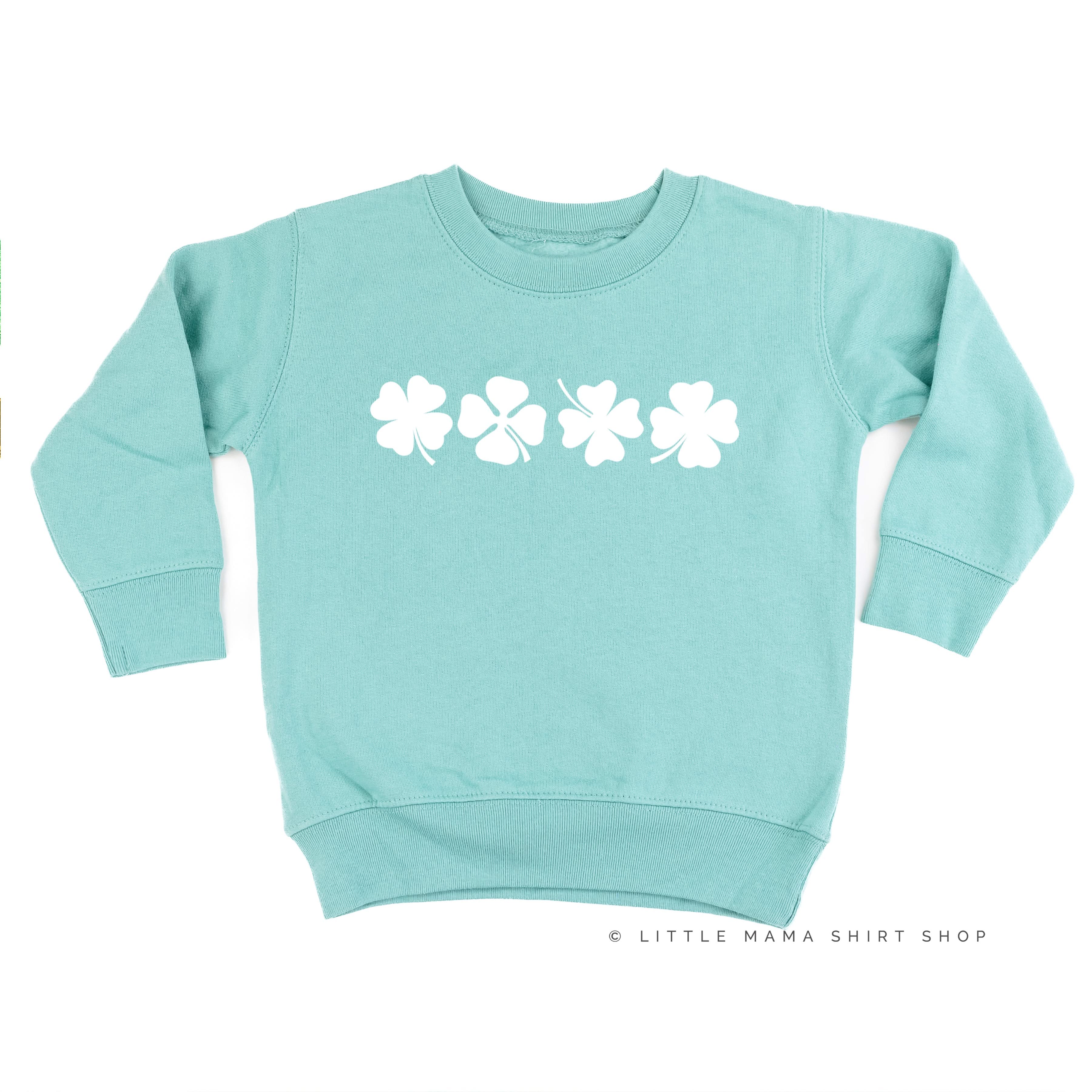 4 Shamrocks - Have a Lucky Day - Child Sweater - Image 6