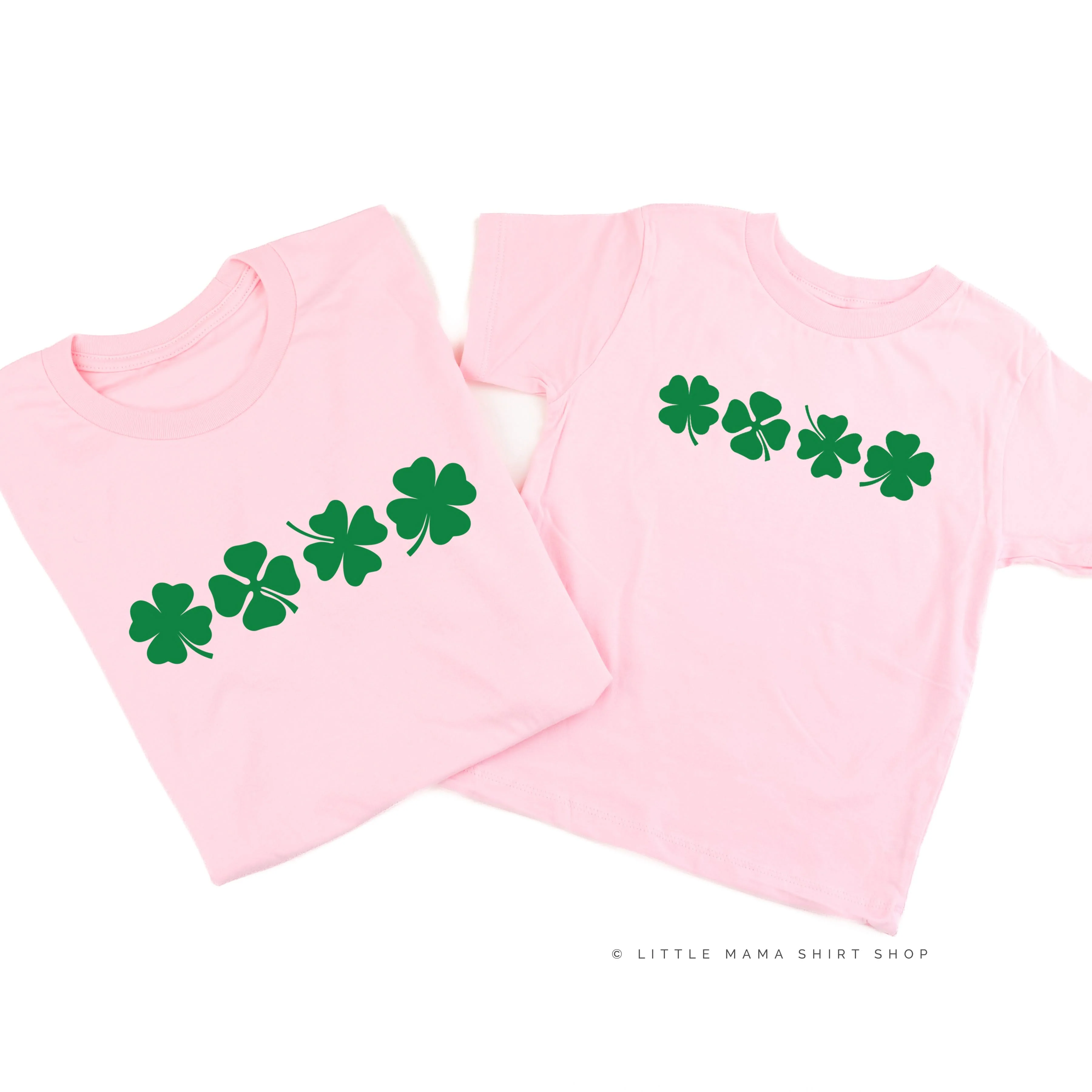 4 Shamrocks - Have a Lucky Day - Set of 2 Tees - Image 8