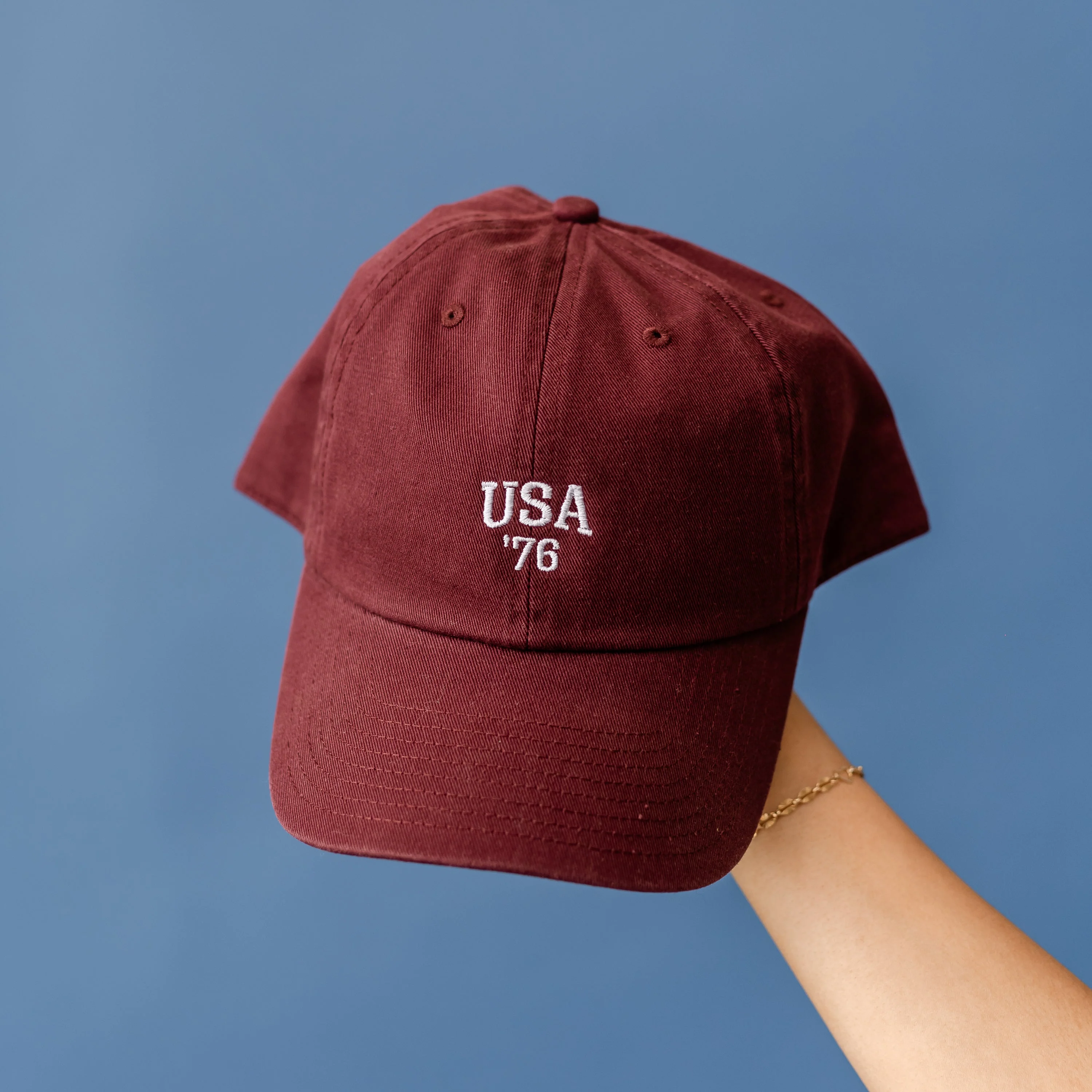 '47 Hat - USA '76 (front center) - White Thread - Image 2