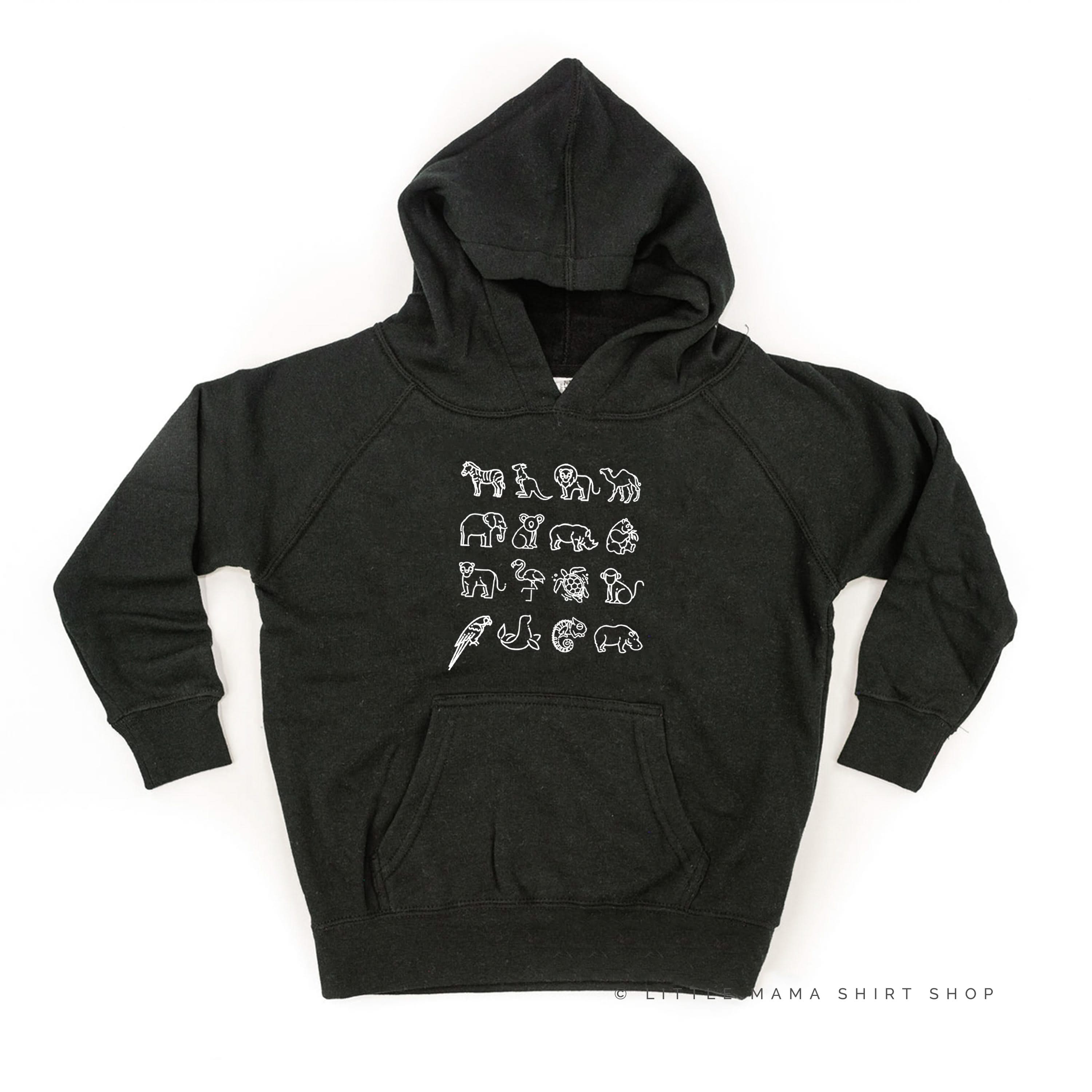 4x4 ZOO ANIMALS - Child Hoodie - Image 2