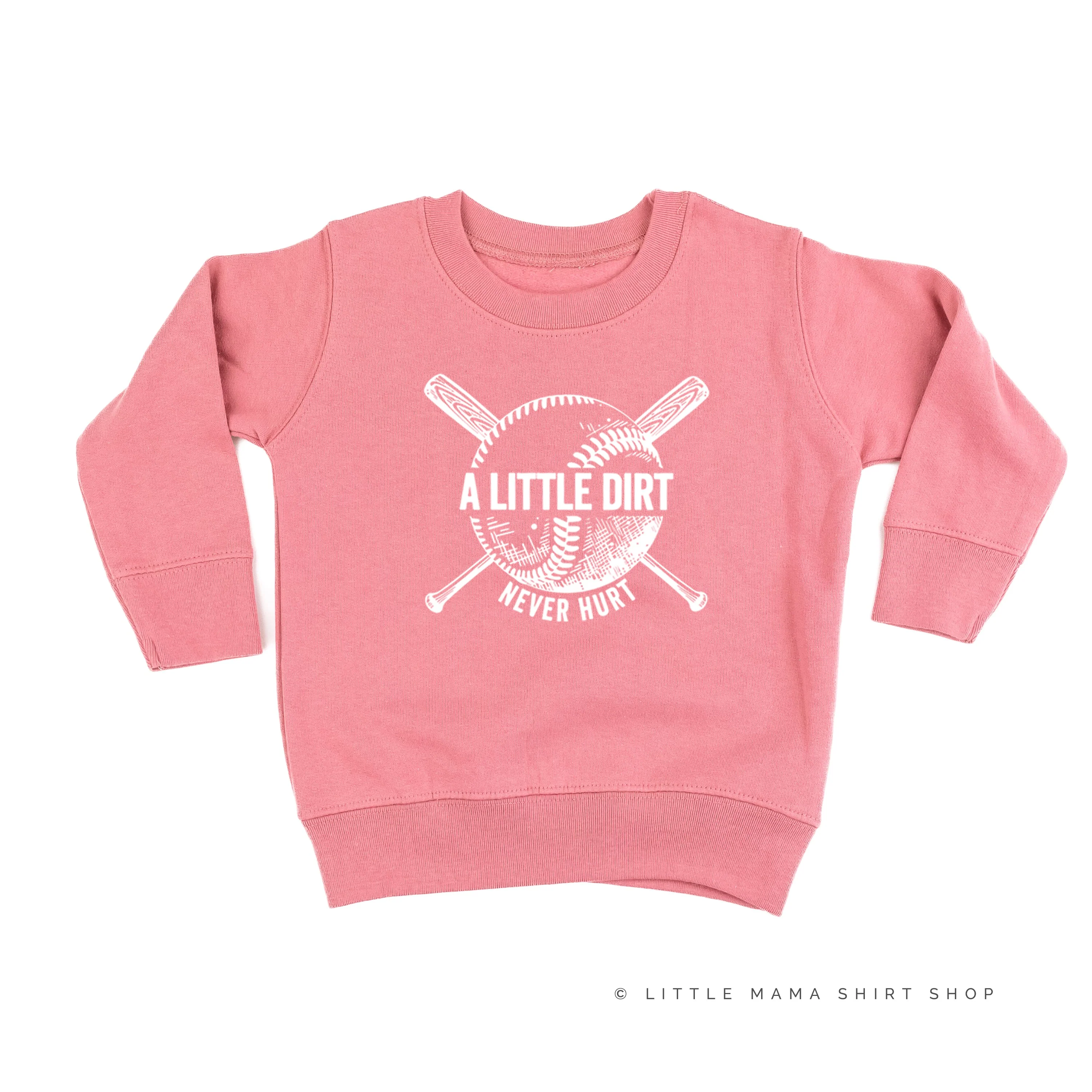 Baseball - A Little Dirt Never Hurt - Child Sweater - Image 8