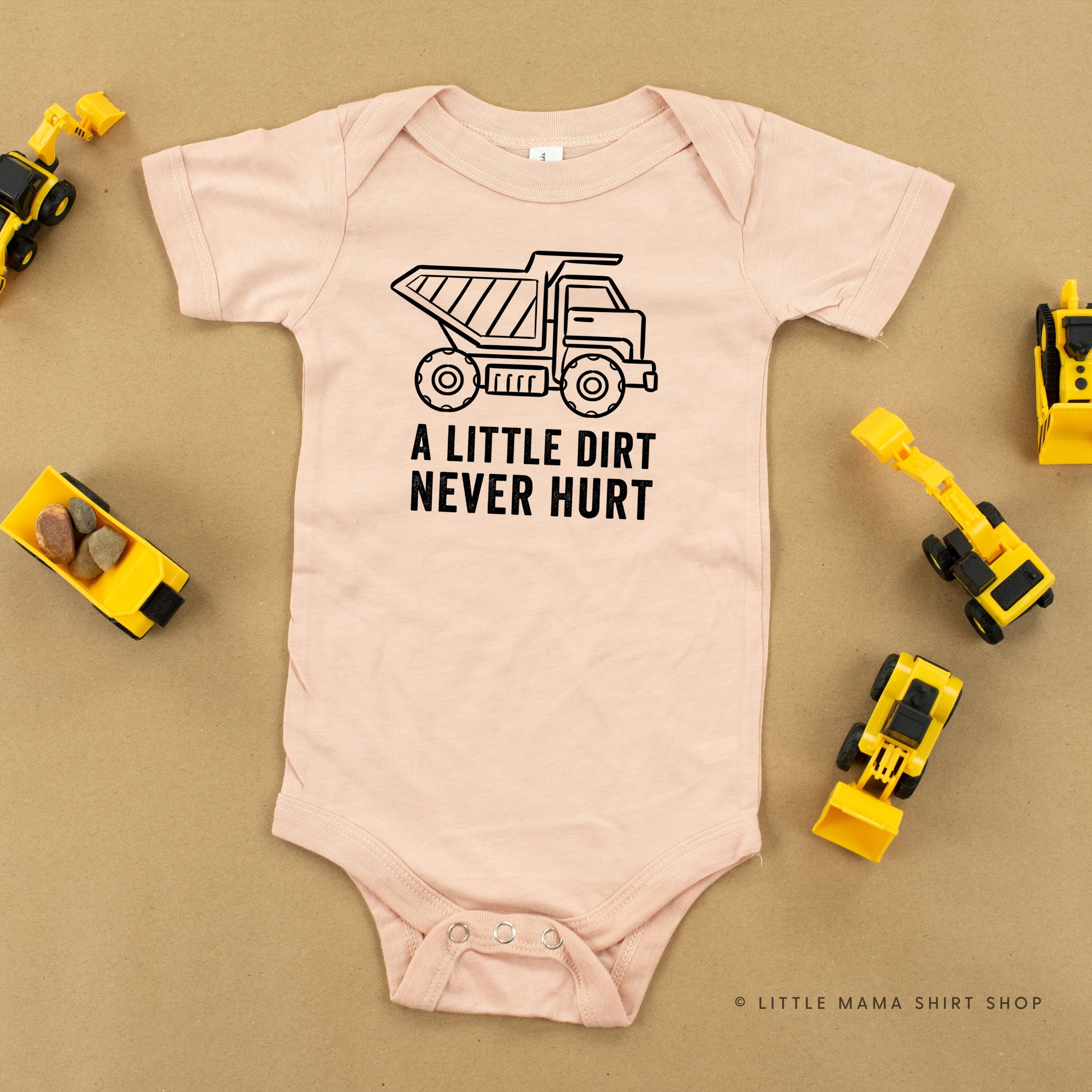 A Little Dirt Never Hurt - Construction - Child Tee - Image 6