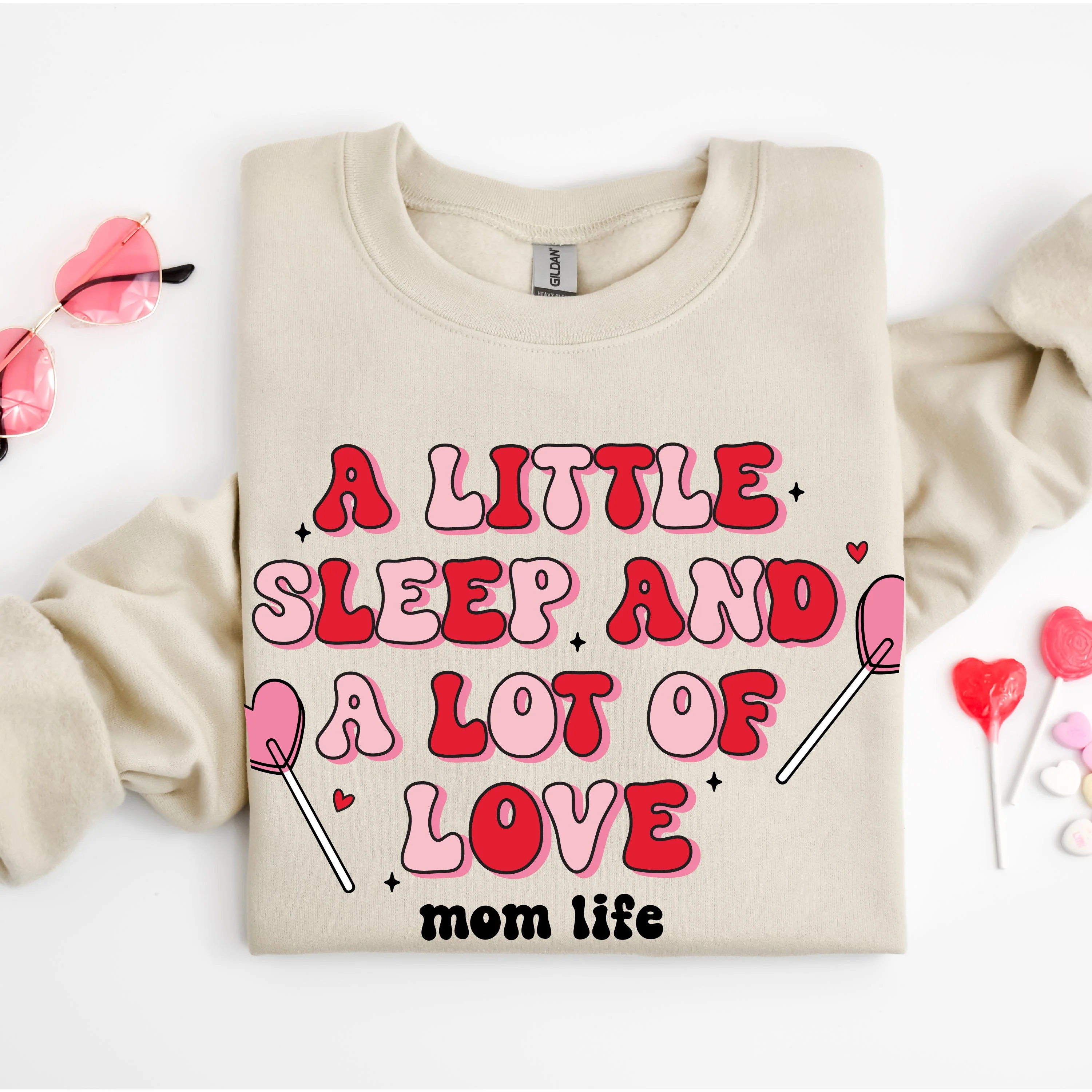 A Little Sleep And A Lot Of Love - Basic Fleece - Image 4