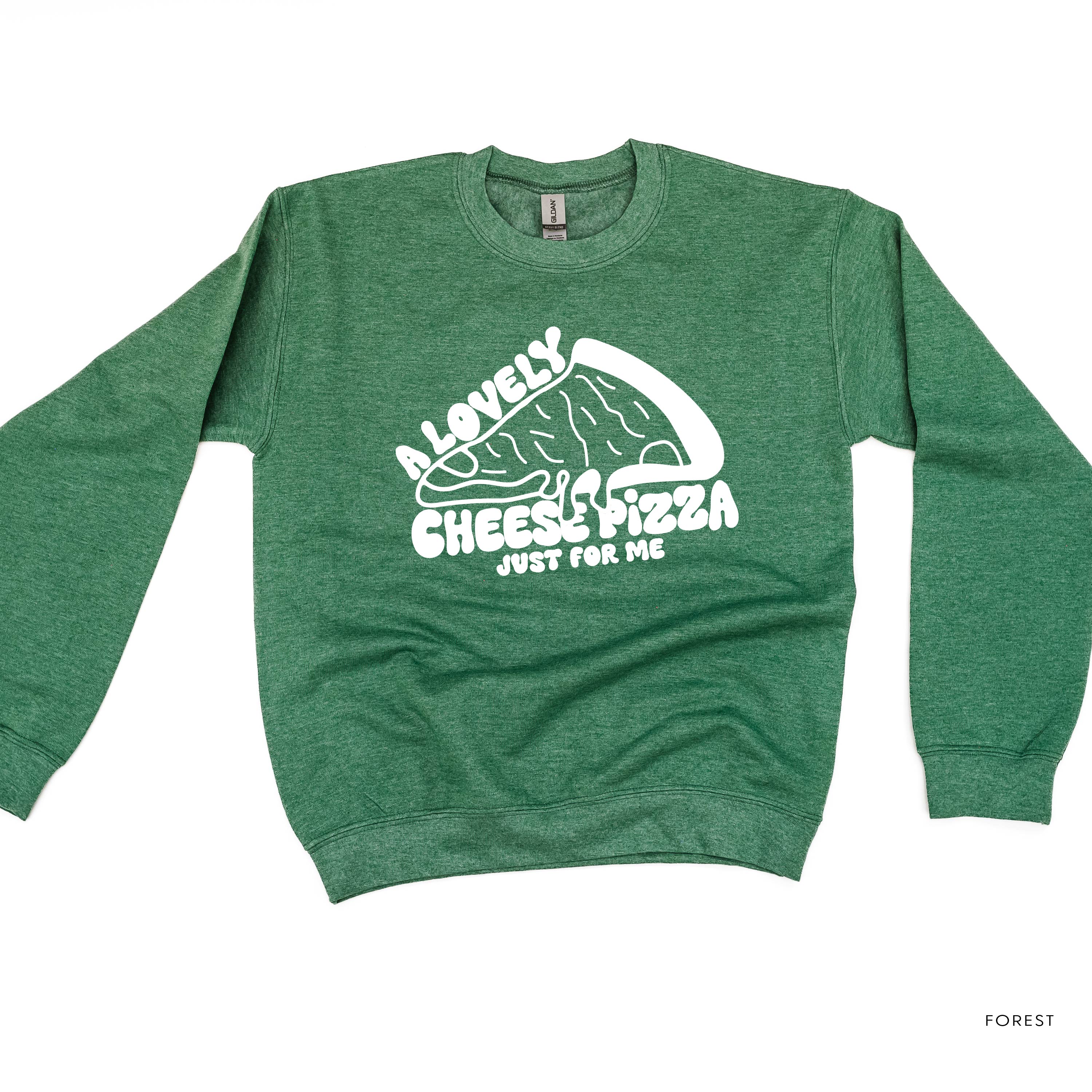 A Lovely Cheese Pizza Just For Me - Basic Fleece - Image 4