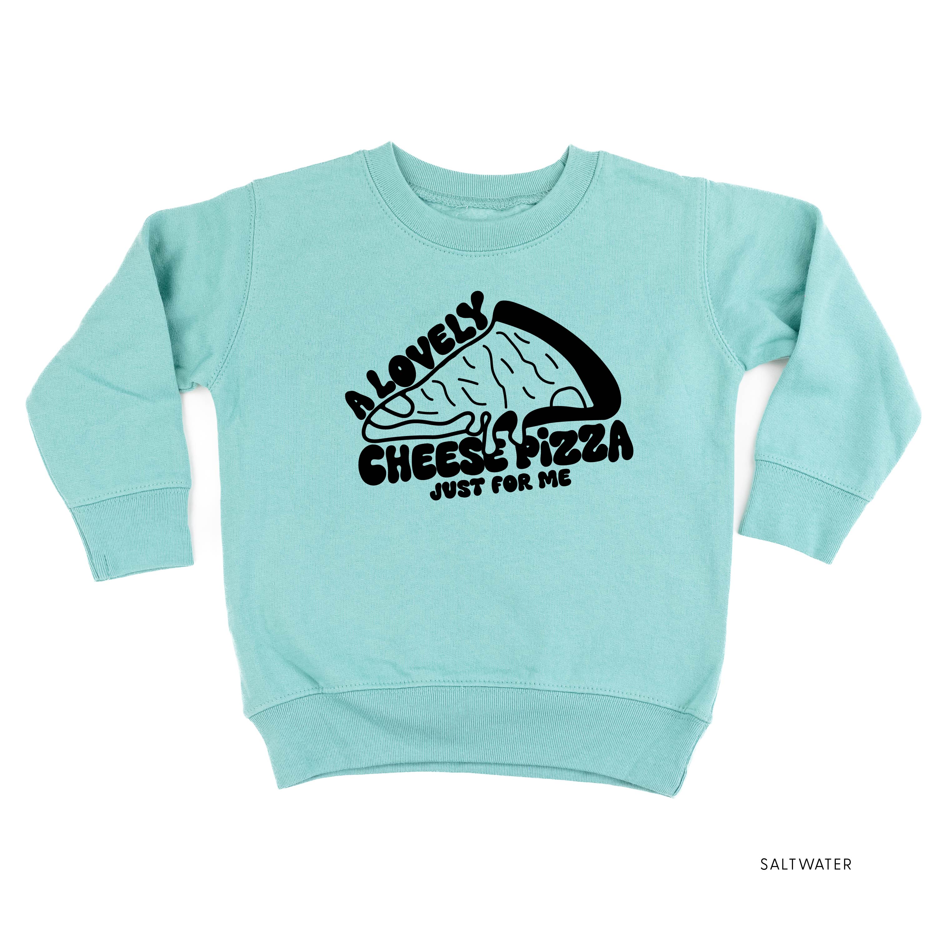 A Lovely Cheese Pizza Just For Me - Child Sweater - Image 5