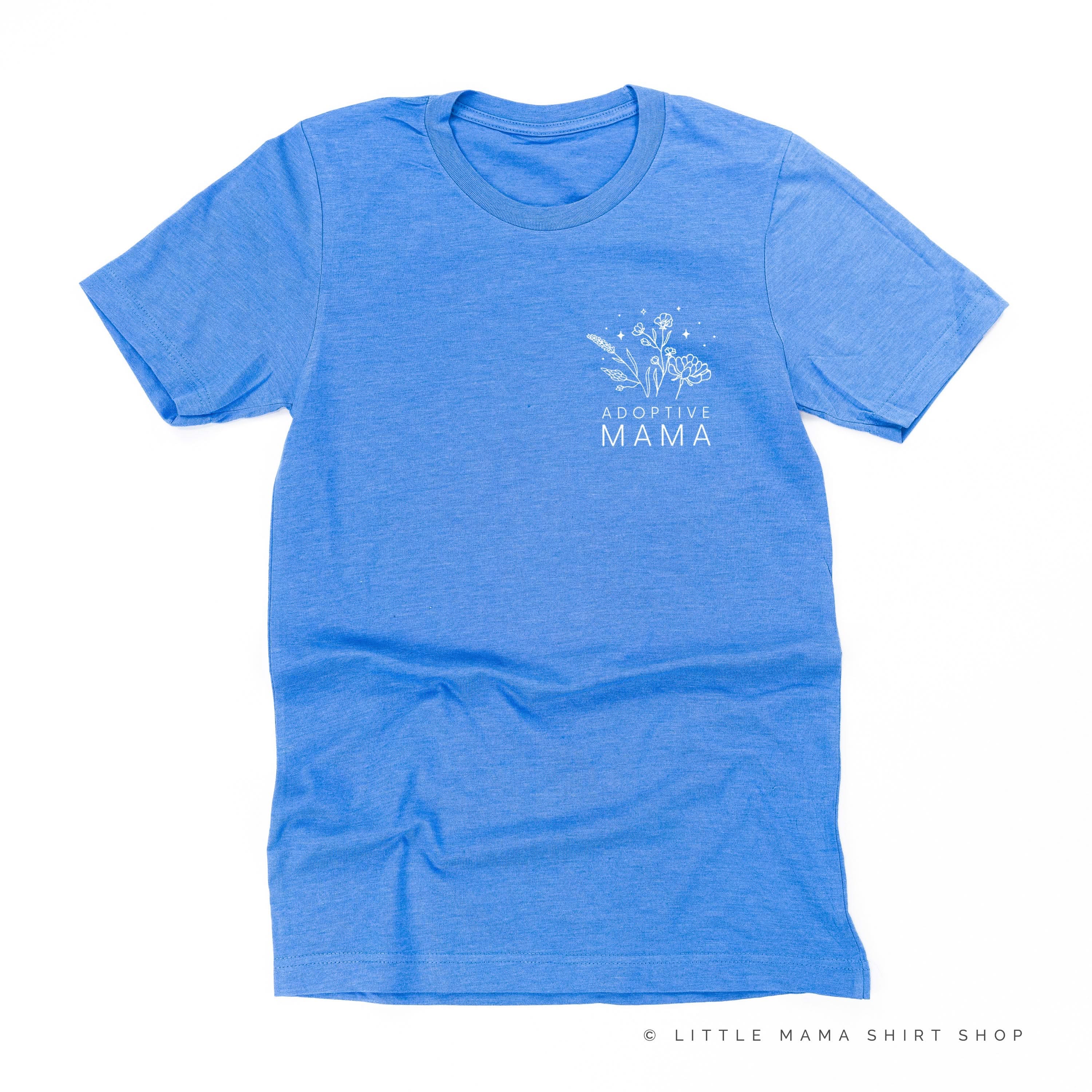 ADOPTIVE MAMA - Bouquet - Pocket Size ﻿- Unisex Tee - Image 4