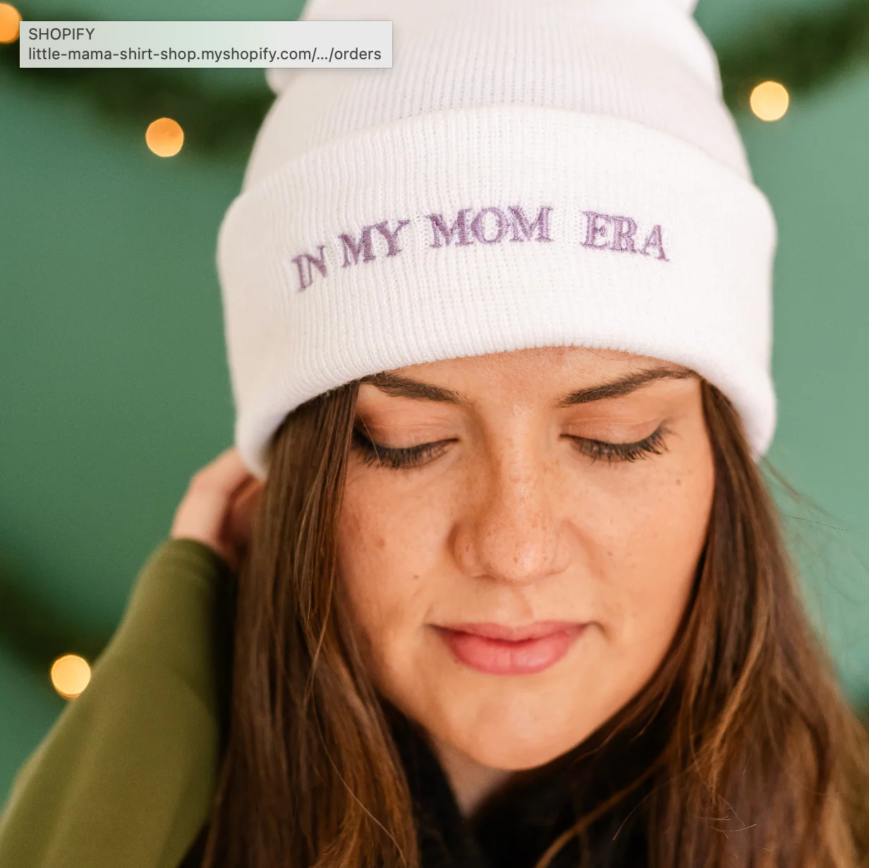 ✨ IN MY MOM ERA™ ✨ - Adult Beanie - Image 3