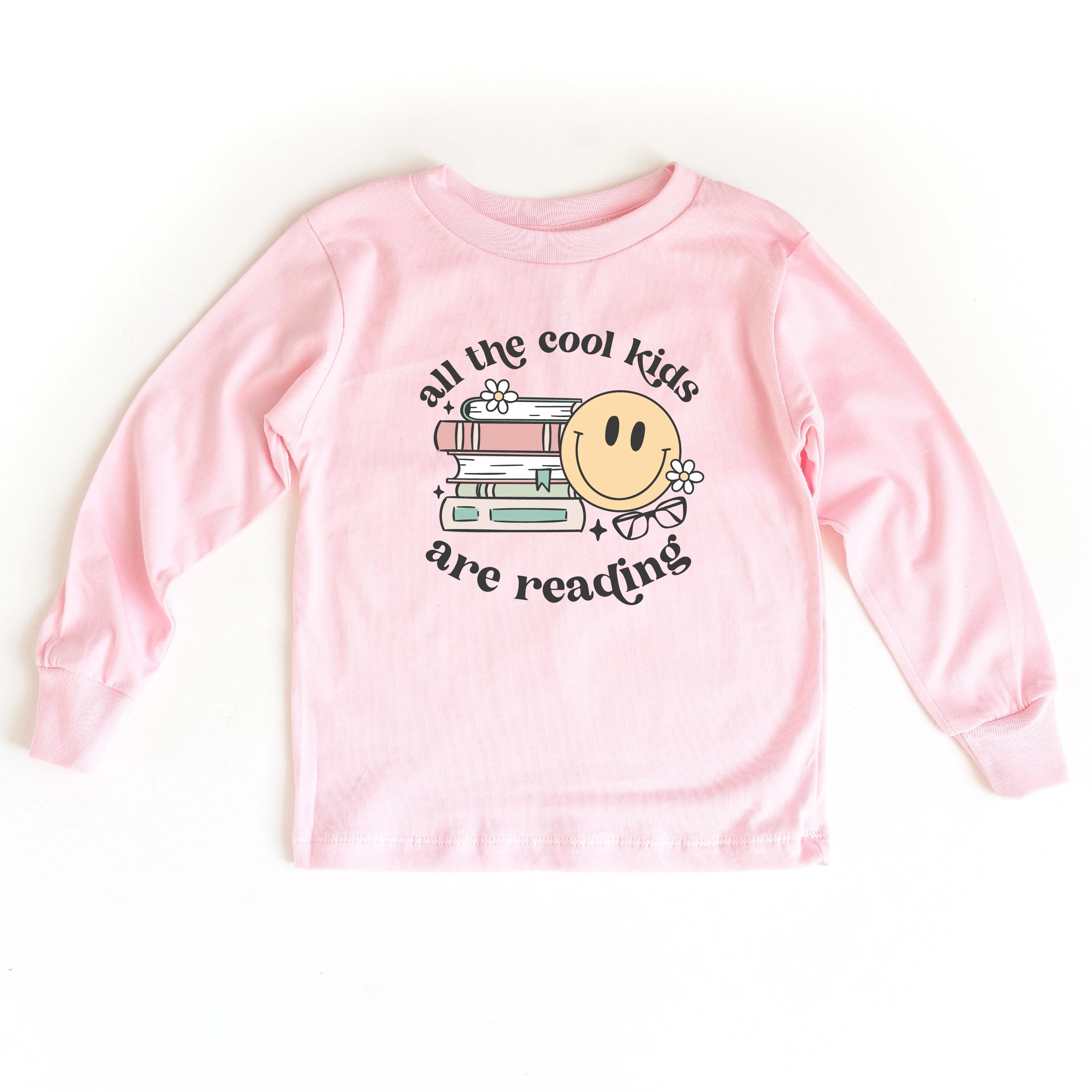 All the Cool Kids Are Reading - Child Long Sleeve Tee - Image 3