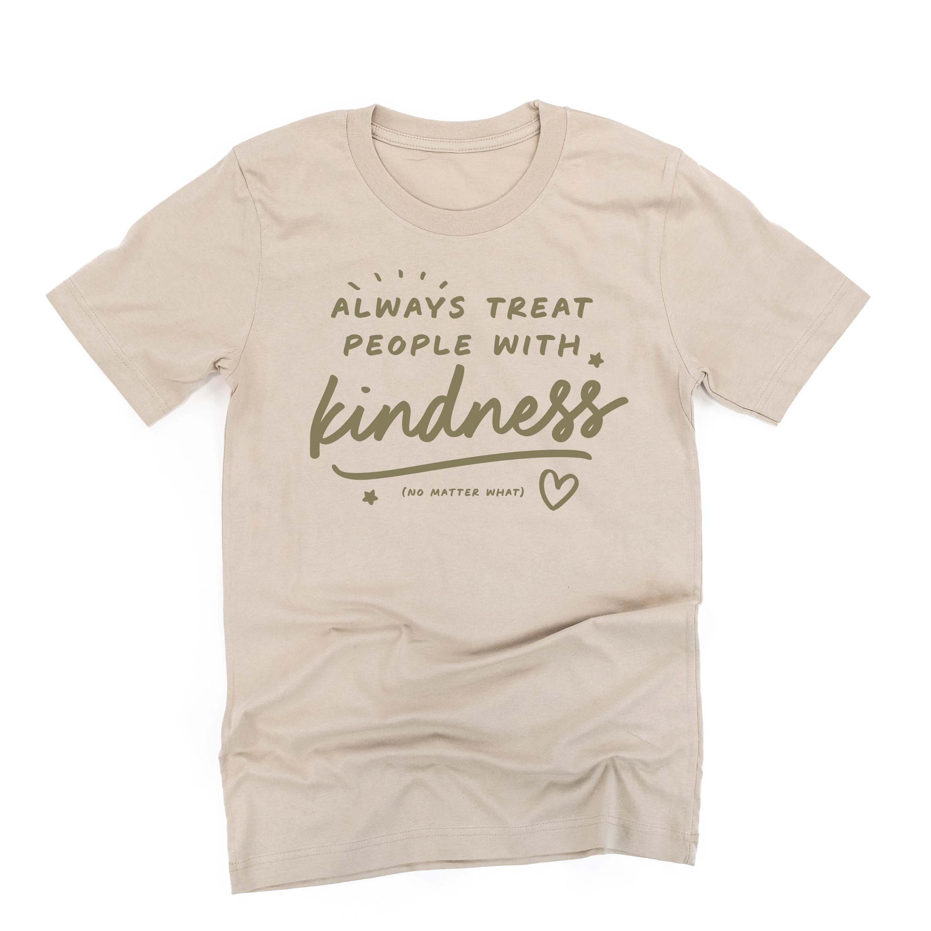 Always Treat People With Kindness - Tone On Tone - Unisex Tee - Image 5