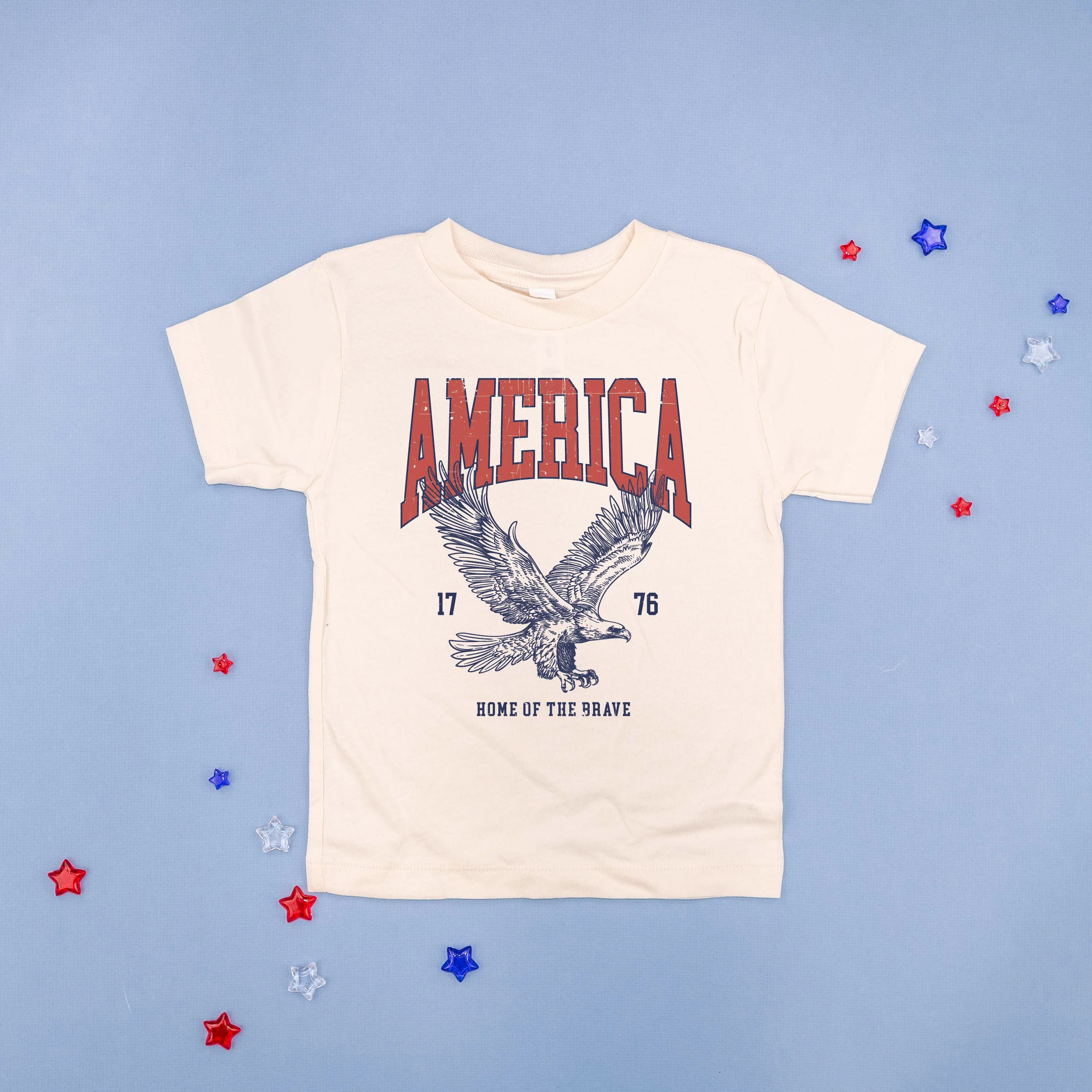 America - Home of the Brave - Child Tee - Image 6