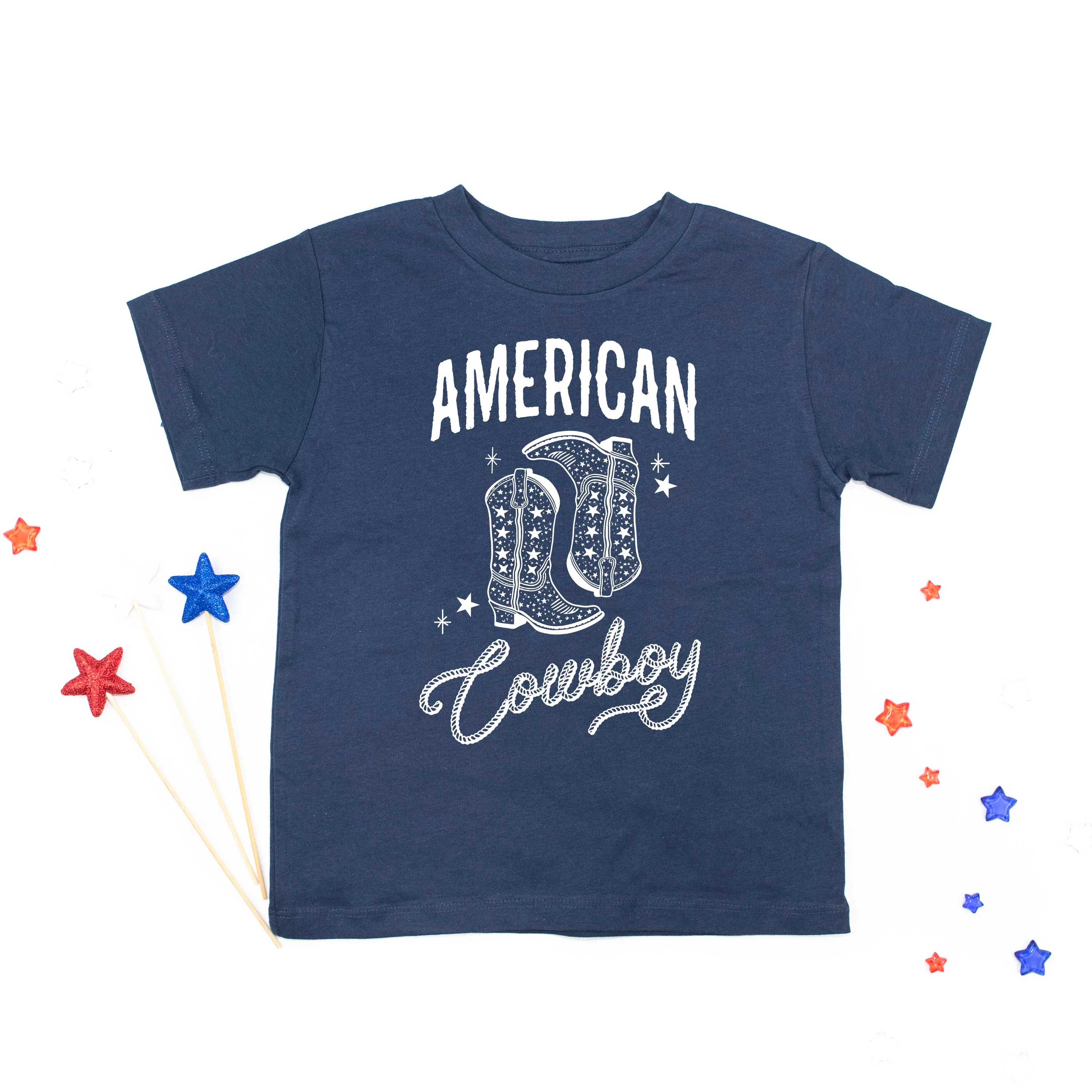 American Cowboy - Child Tee - Image 5