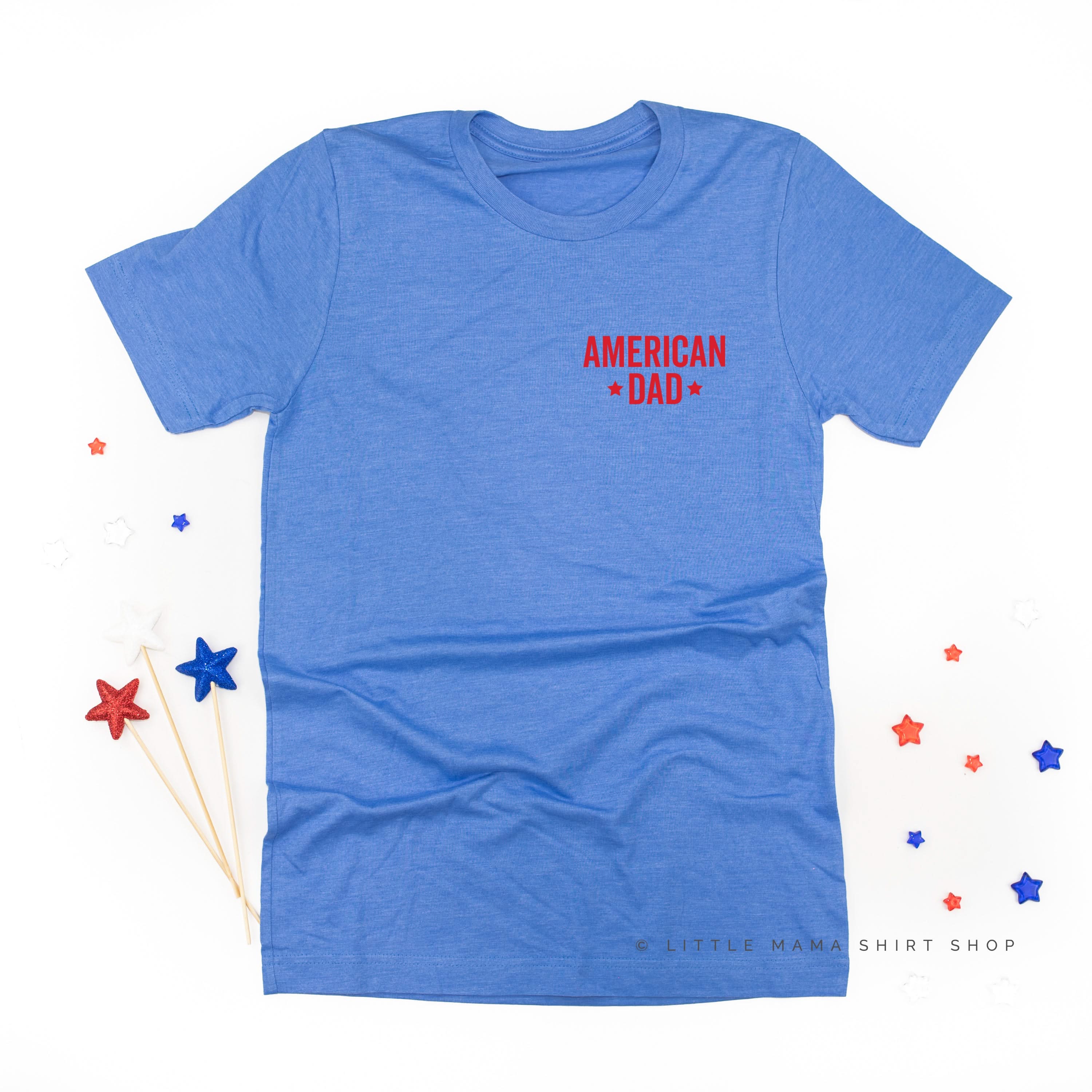American Dad - Block (pocket) - Unisex Tee - Image 7