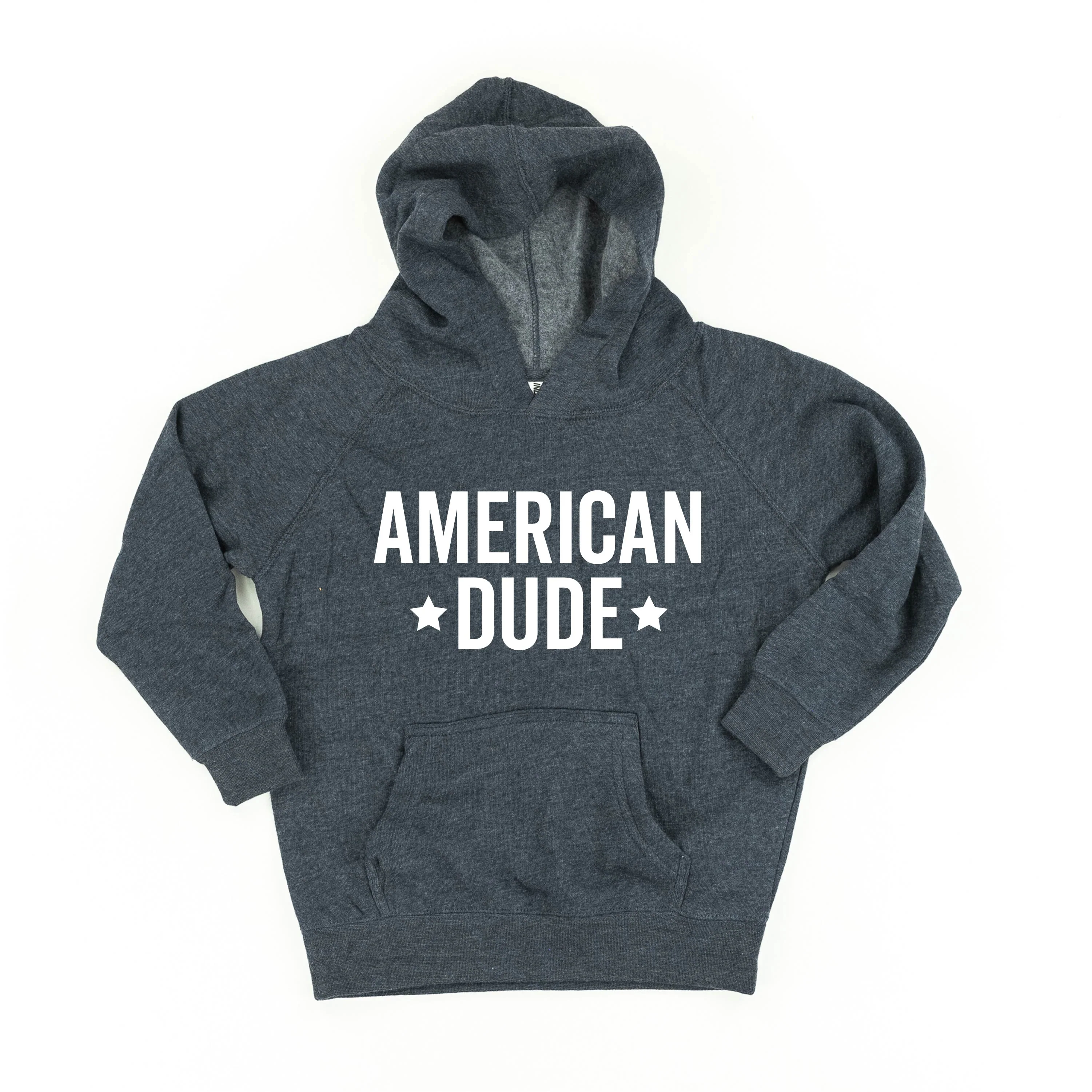 American Dude - Block - Child HOODIE - Image 3