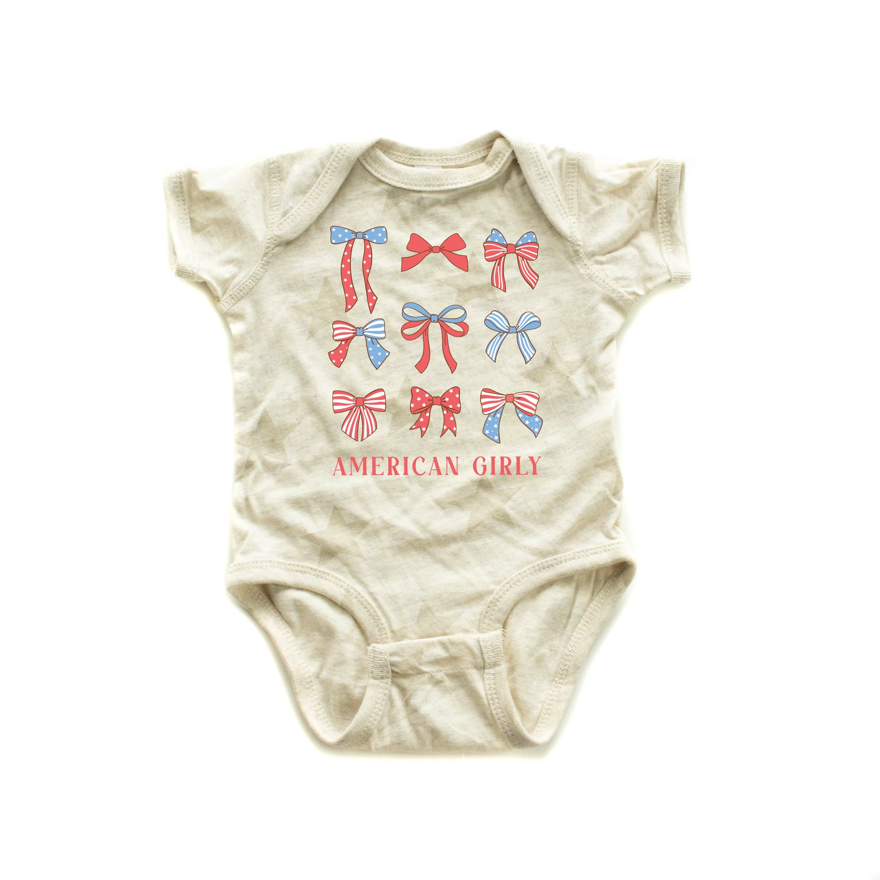 American Girly - Bows - Child STAR Tee - Image 3