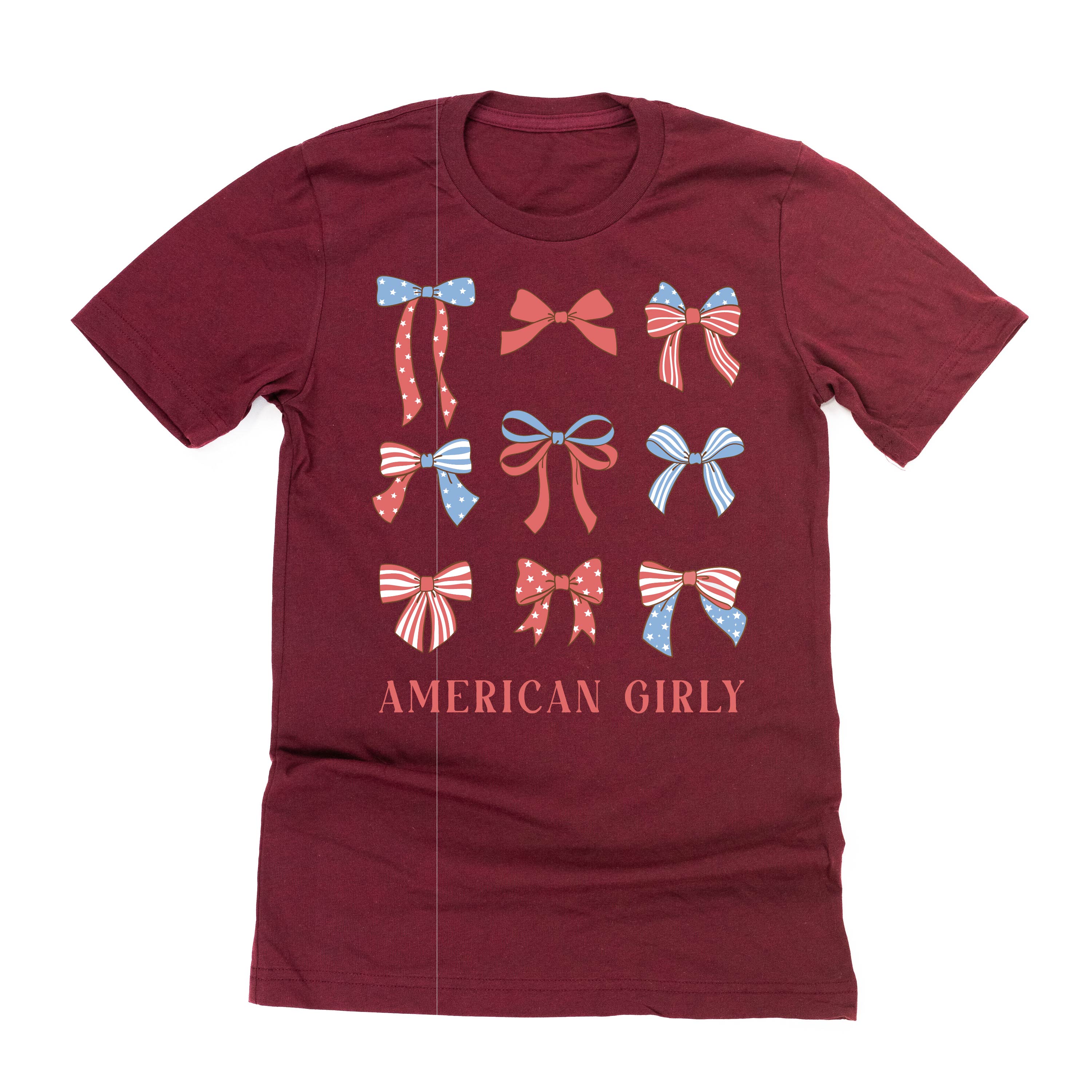 American Girly - Bows - Unisex Tee - Image 10
