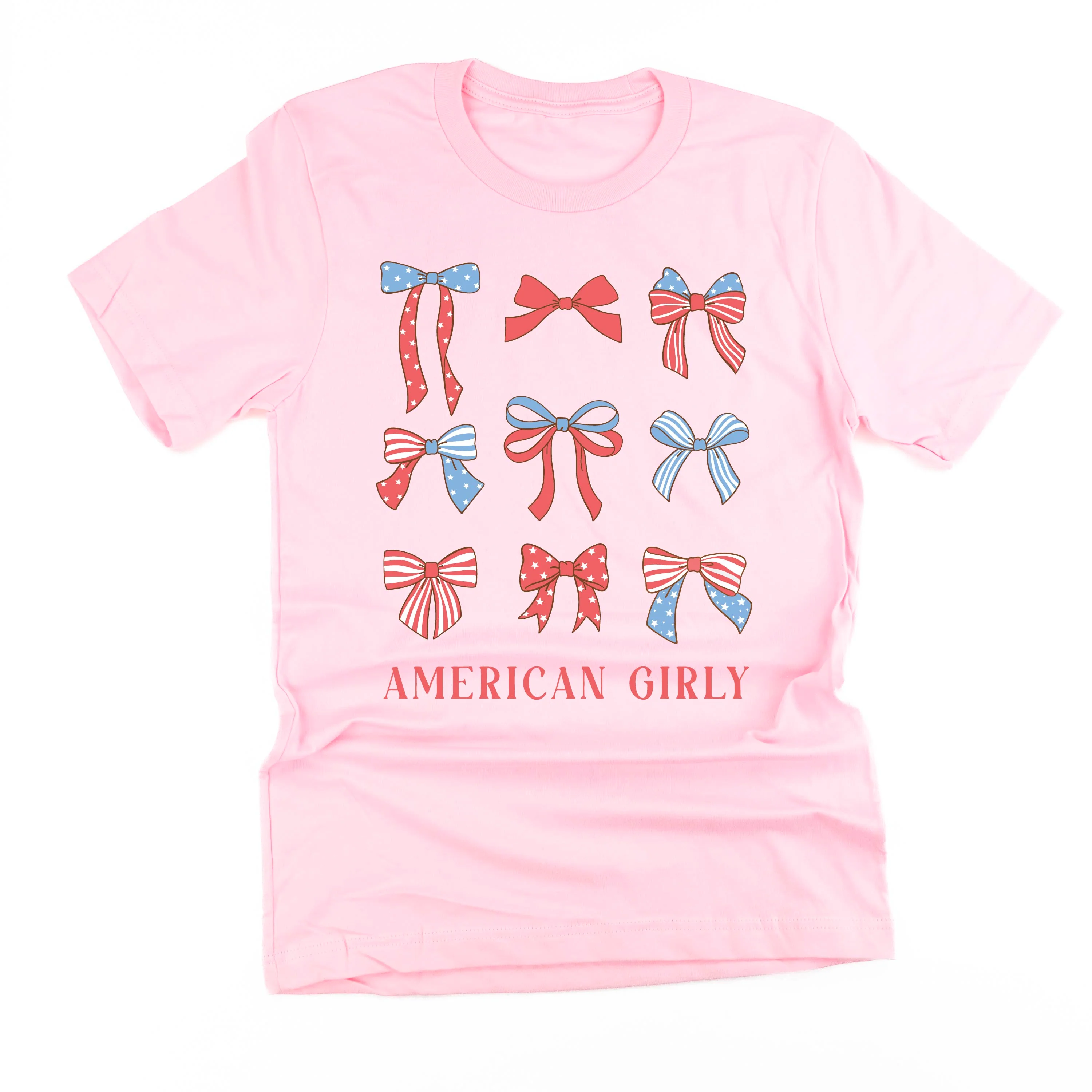 American Girly - Bows - Unisex Tee - Image 4