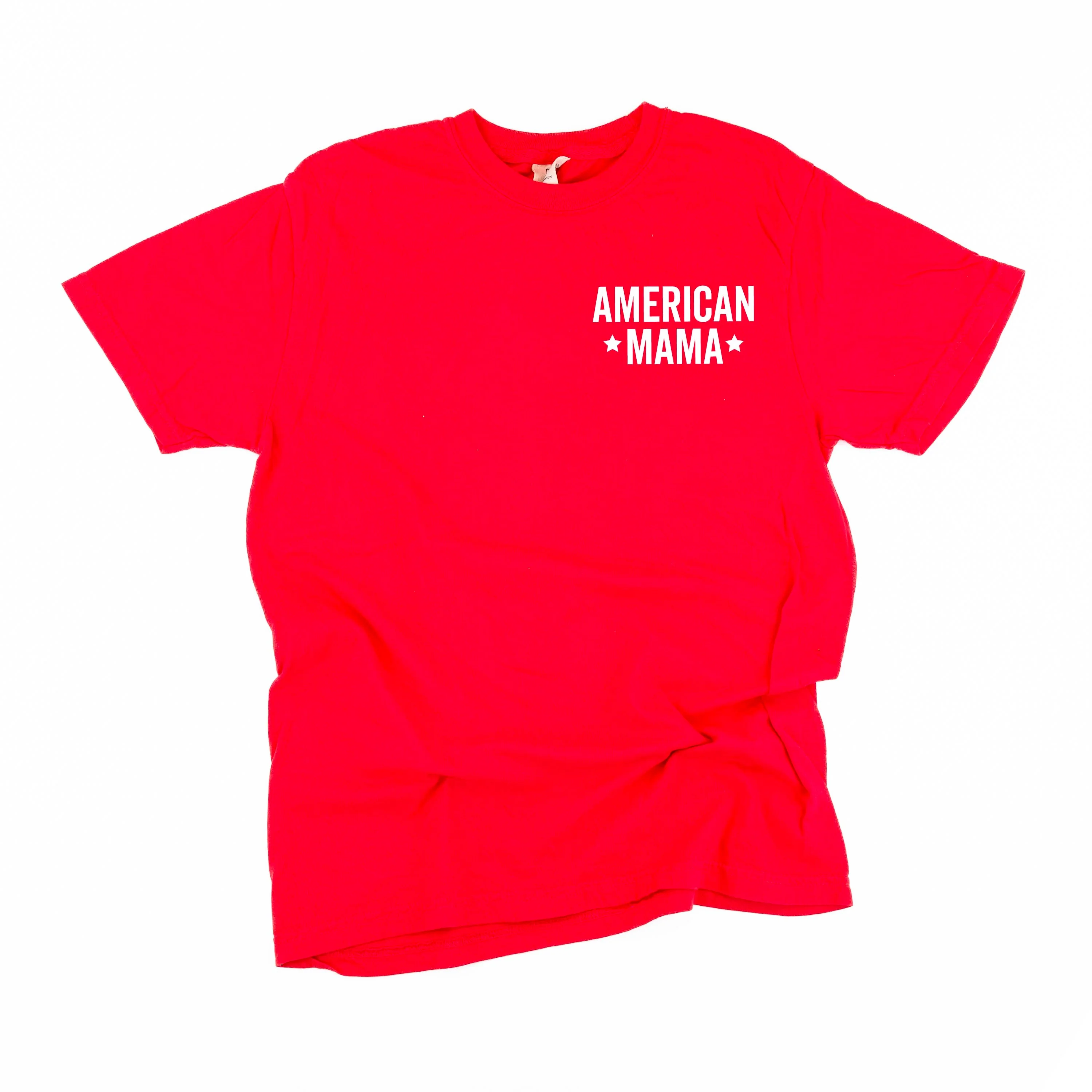 American Mama - Block (pocket) - Comfort Colors Tee - Image 11