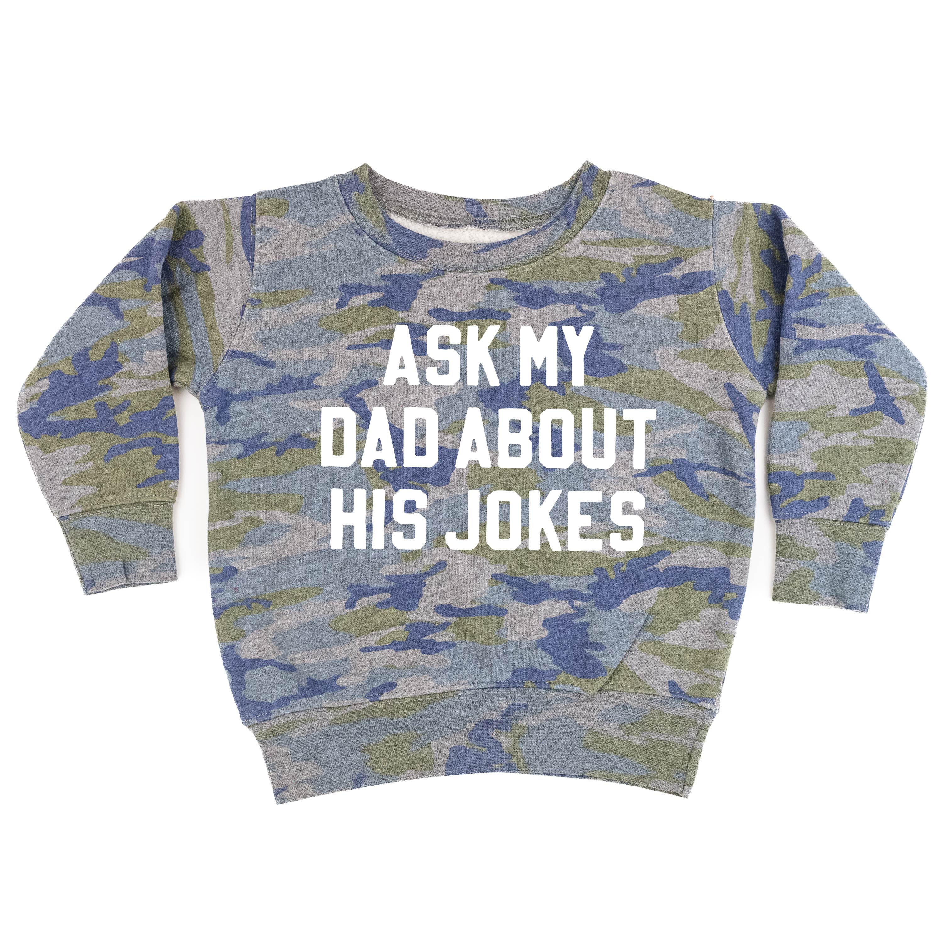 Ask My Dad About His Jokes - Child Sweater - Image 4