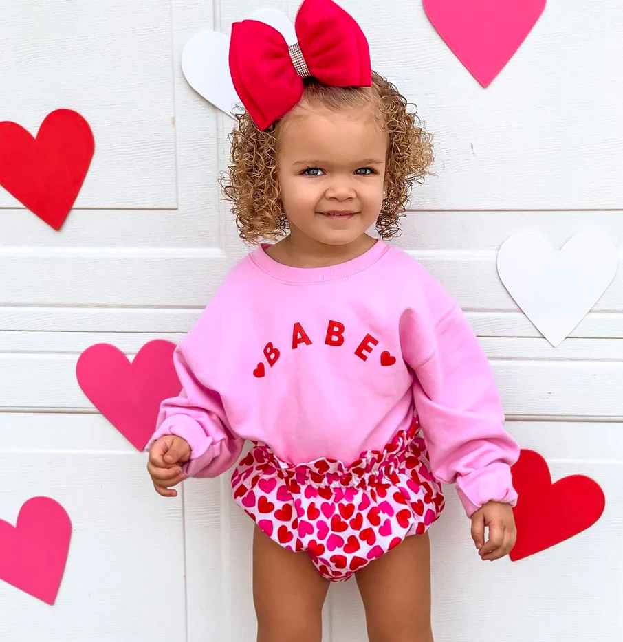 Babe (Two Hearts) - Child Sweater - Image 8