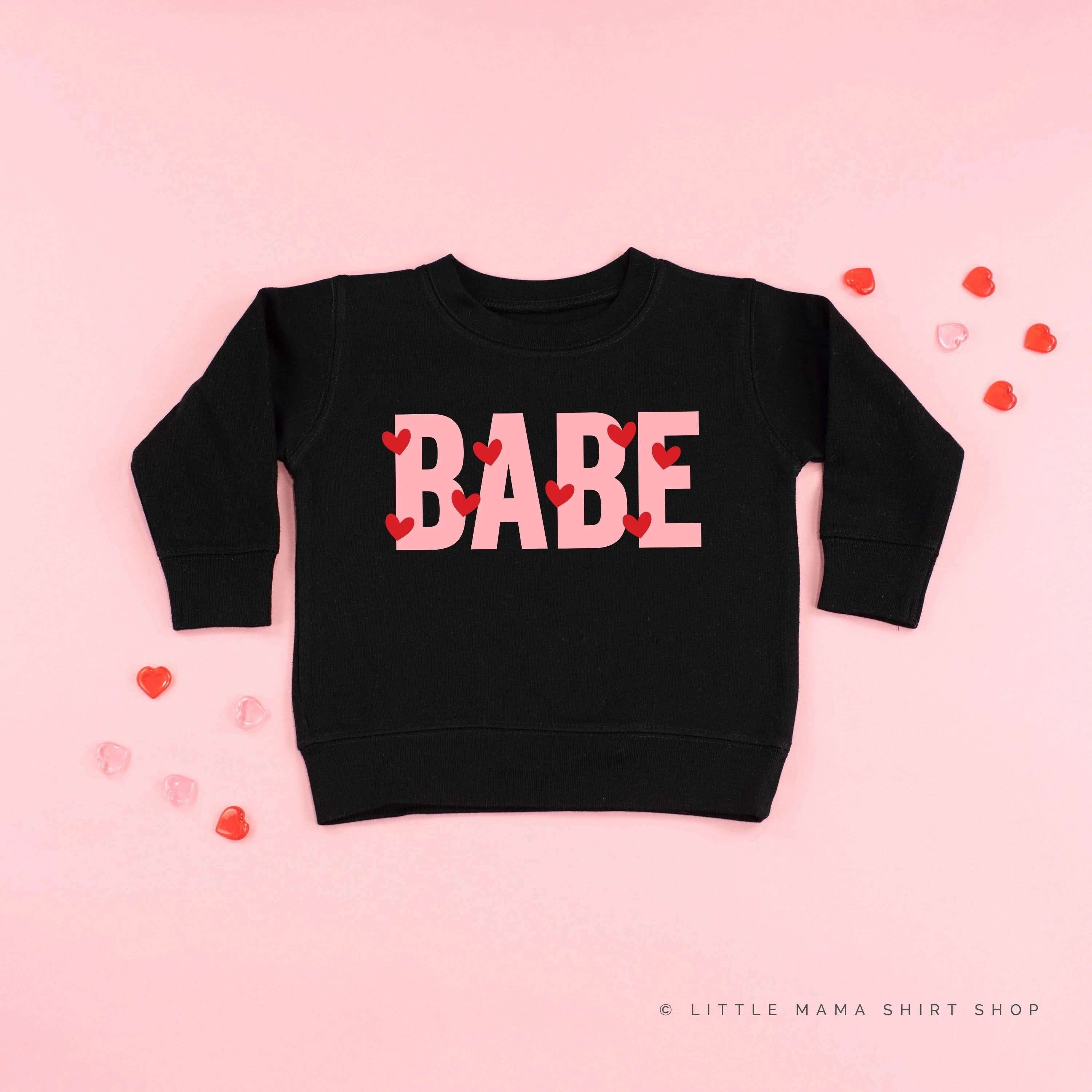 Babe - Mini Hearts - Child Sweater - Image 11