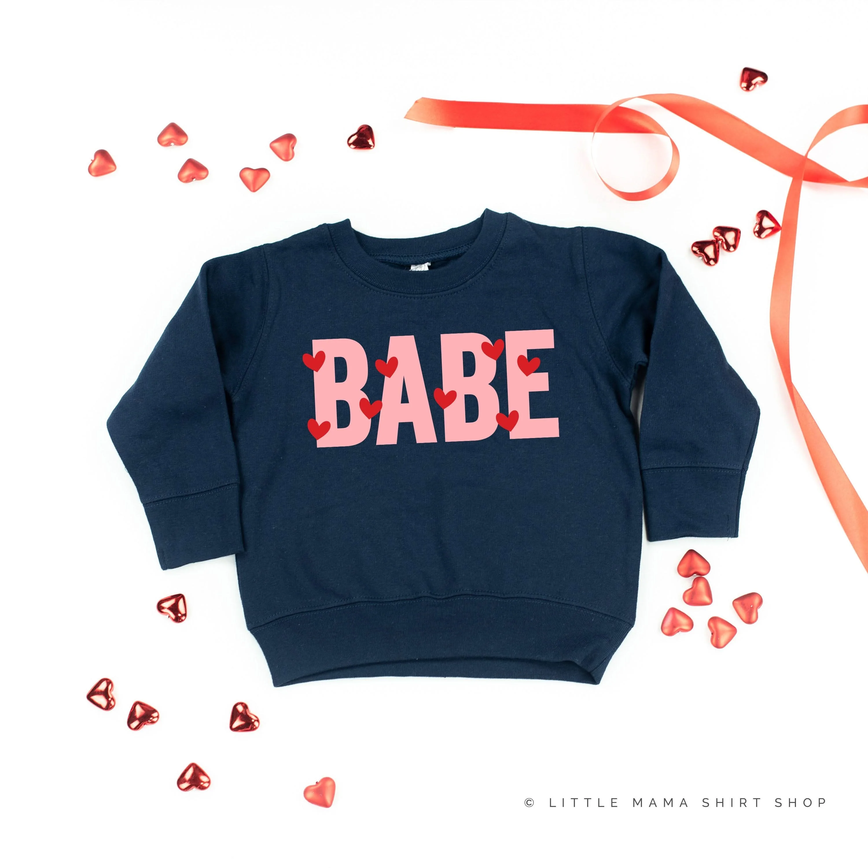 Babe - Mini Hearts - Child Sweater - Image 13