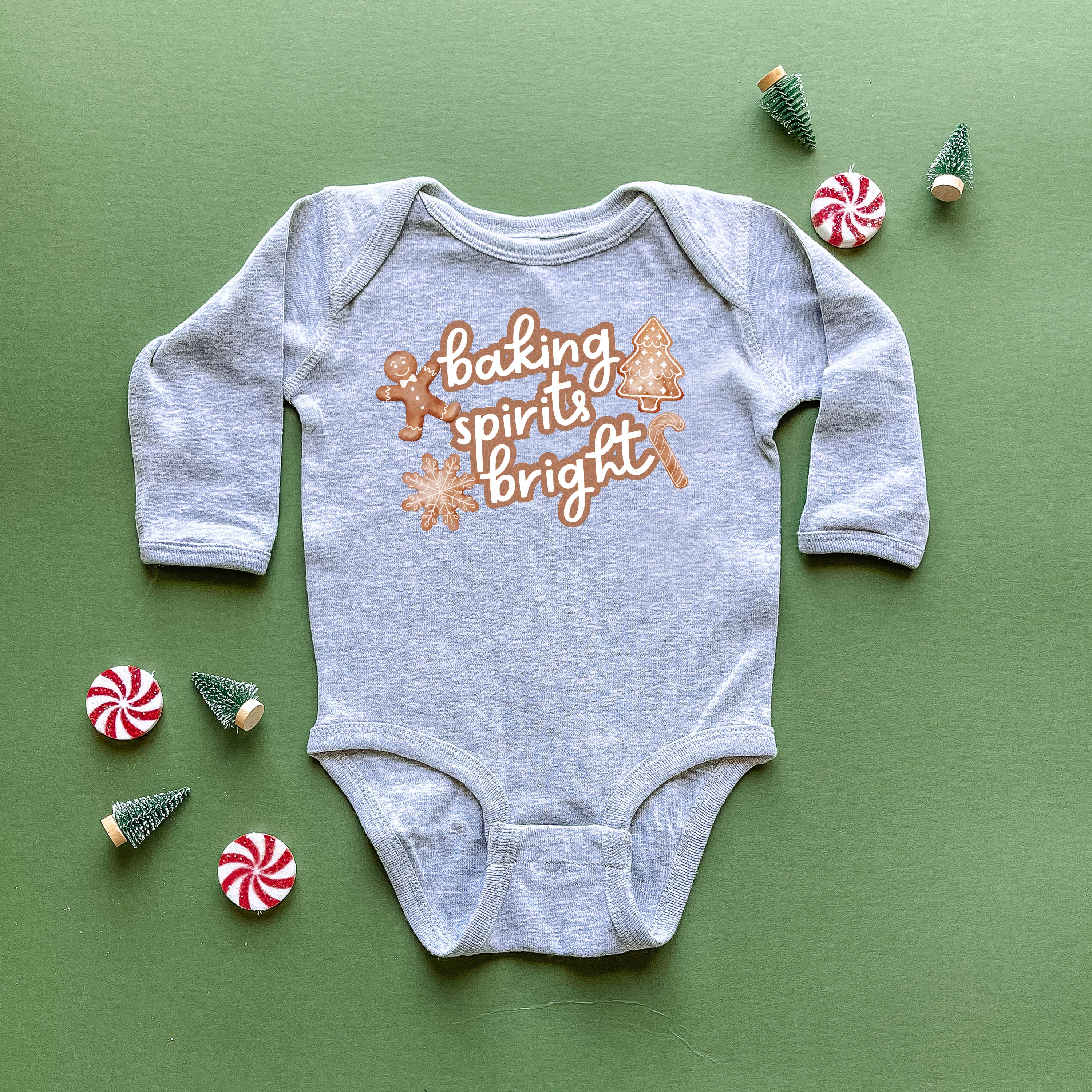Baking Spirits Bright - Child Long Sleeve Tee - Image 6