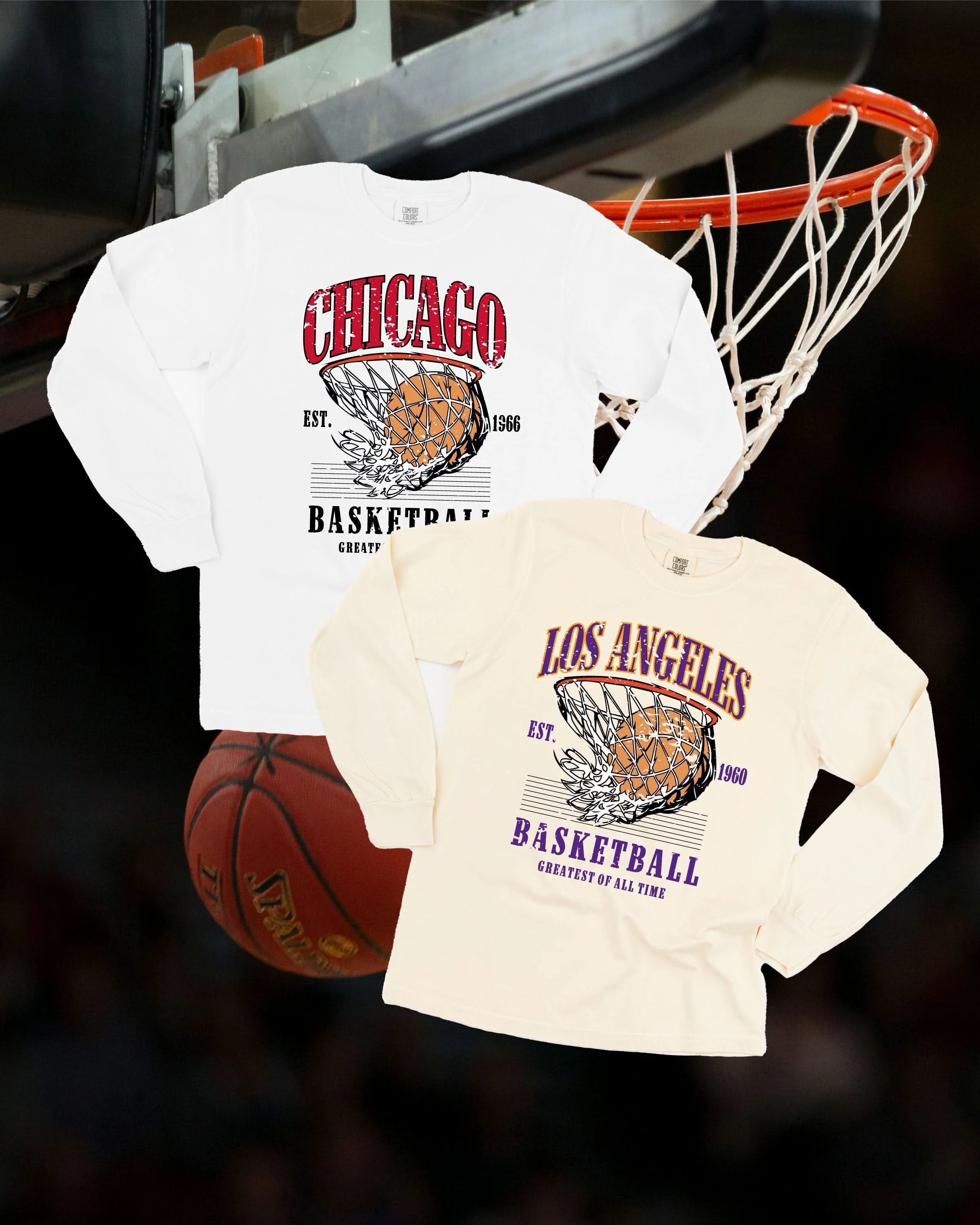 Baller Tees - Long Sleeve Comfort Colors Tee - Image 4