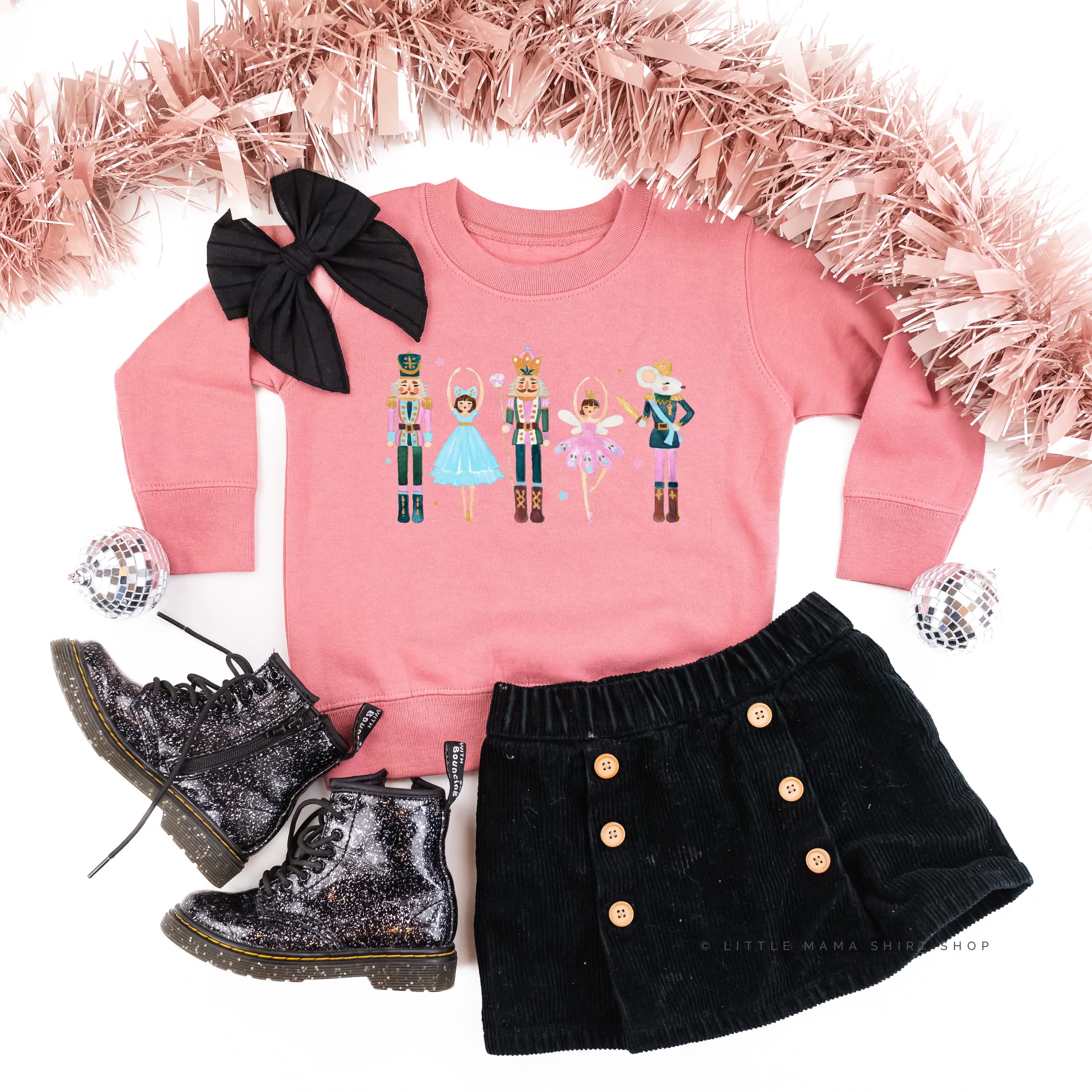 Ballerina - Whimsical Nutcracker - Child Sweater - Image 4
