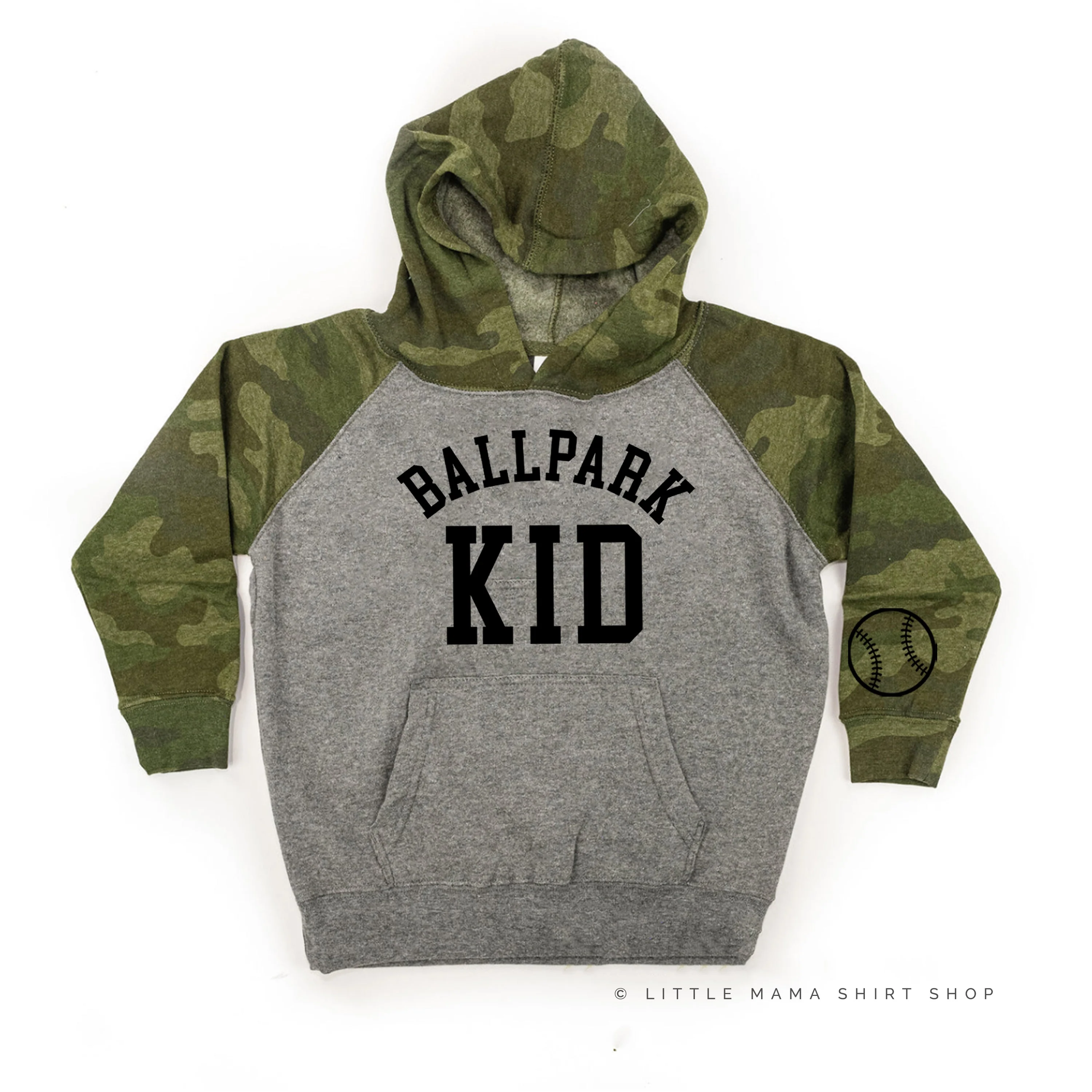 Ballpark Kid (wd) - Child HOODIE - Image 4