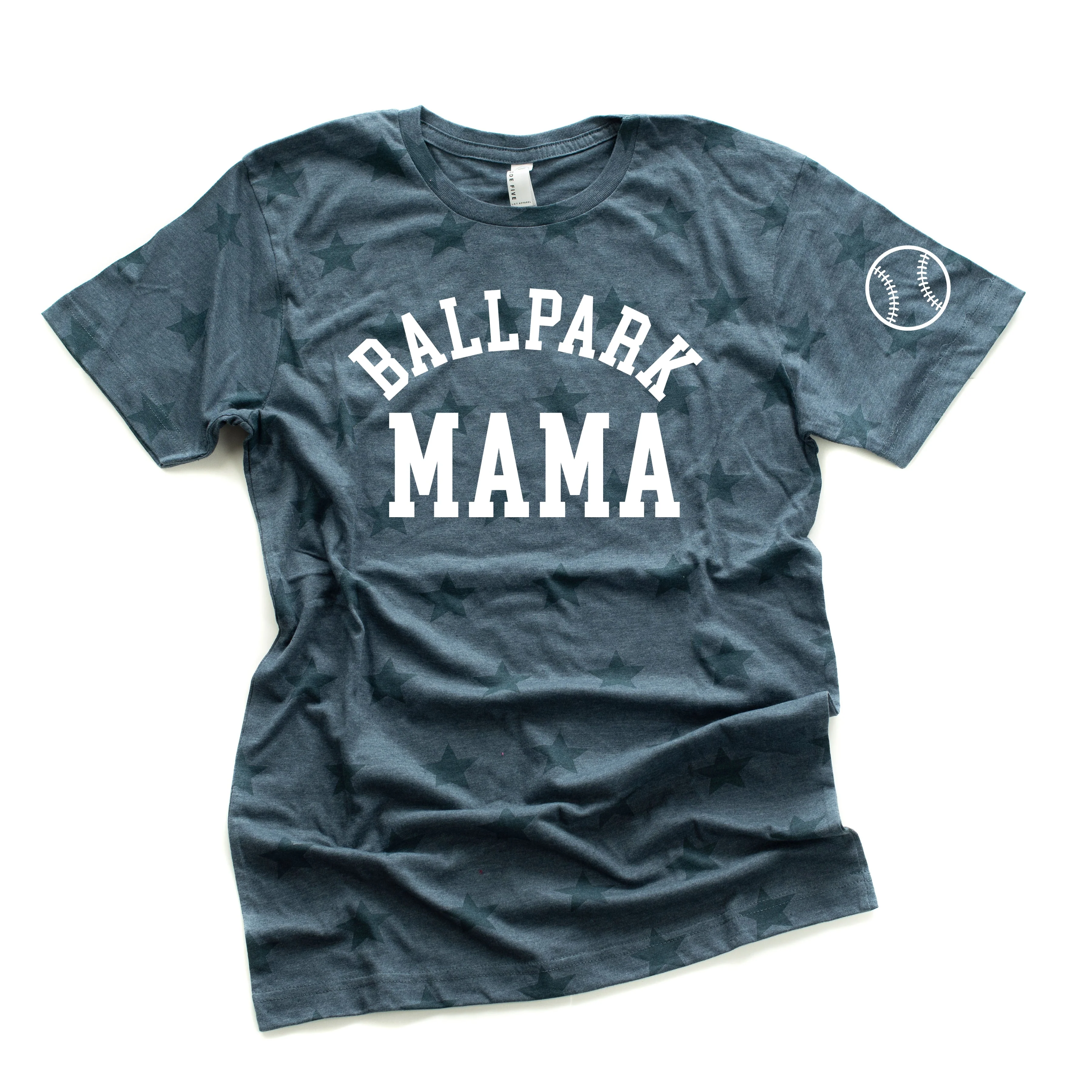Ballpark Mama (sd) - Unisex STAR Tee - Image 2