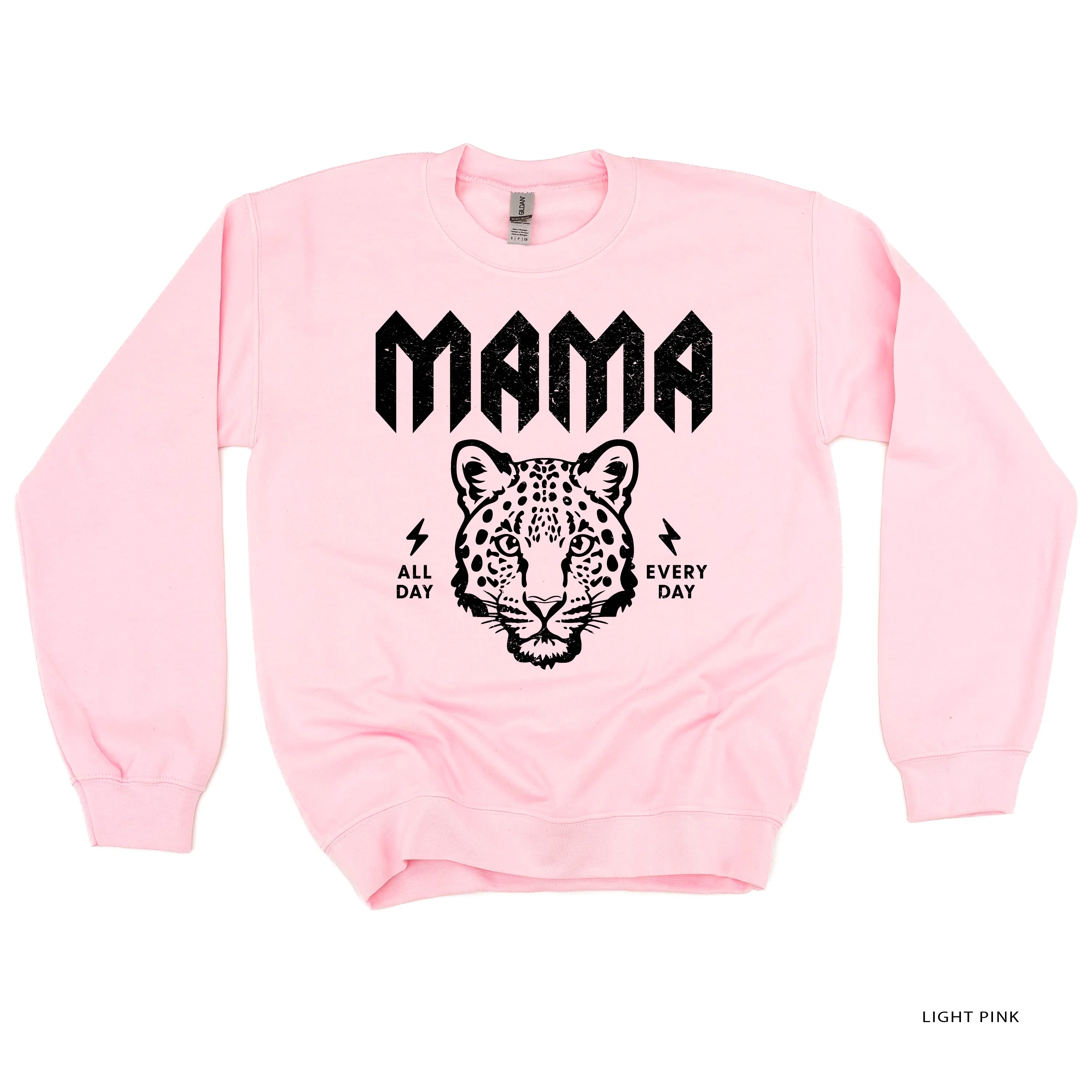 Band Tee - Leopard Mama - BASIC Fleece - Image 4