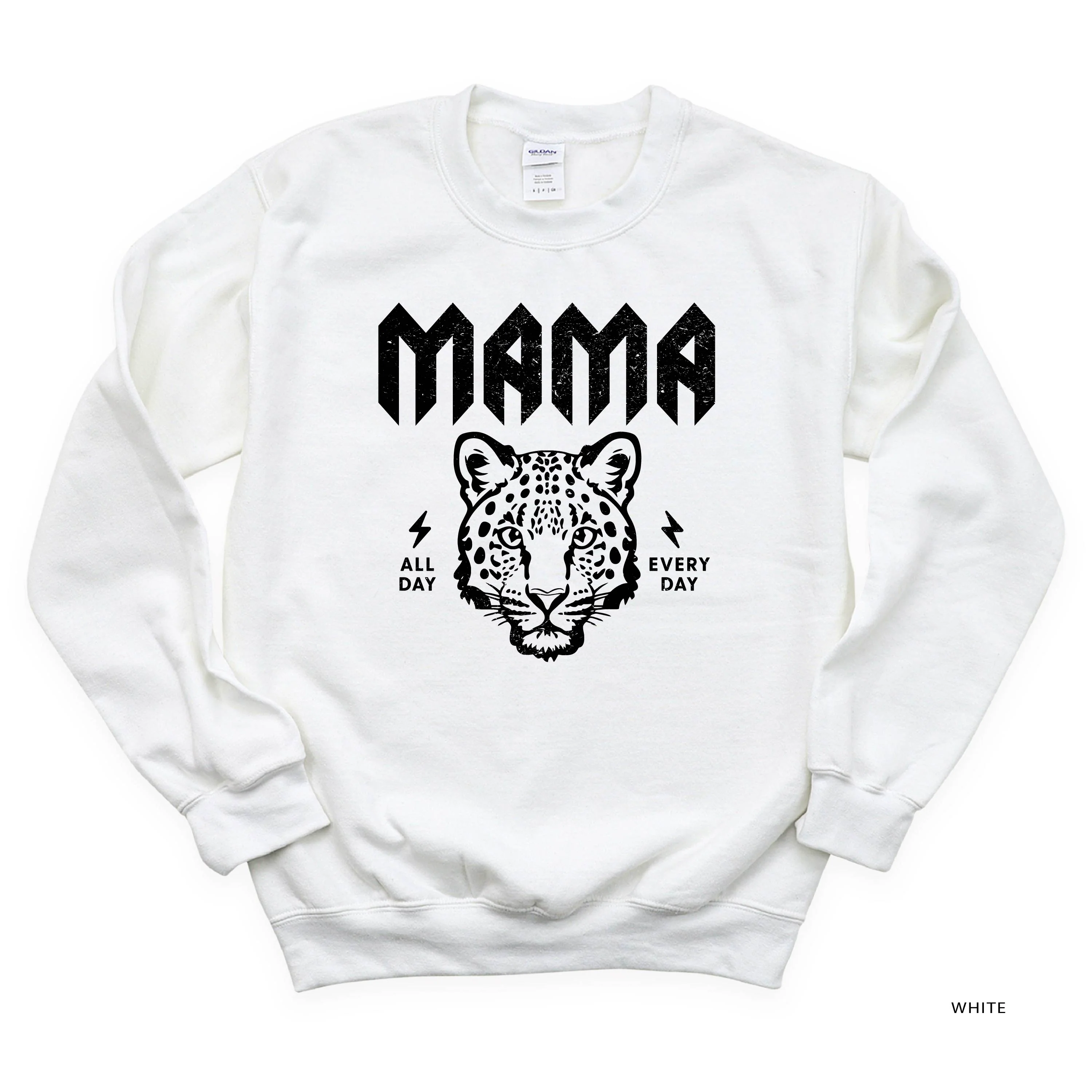 Band Tee - Leopard Mama - BASIC Fleece - Image 6