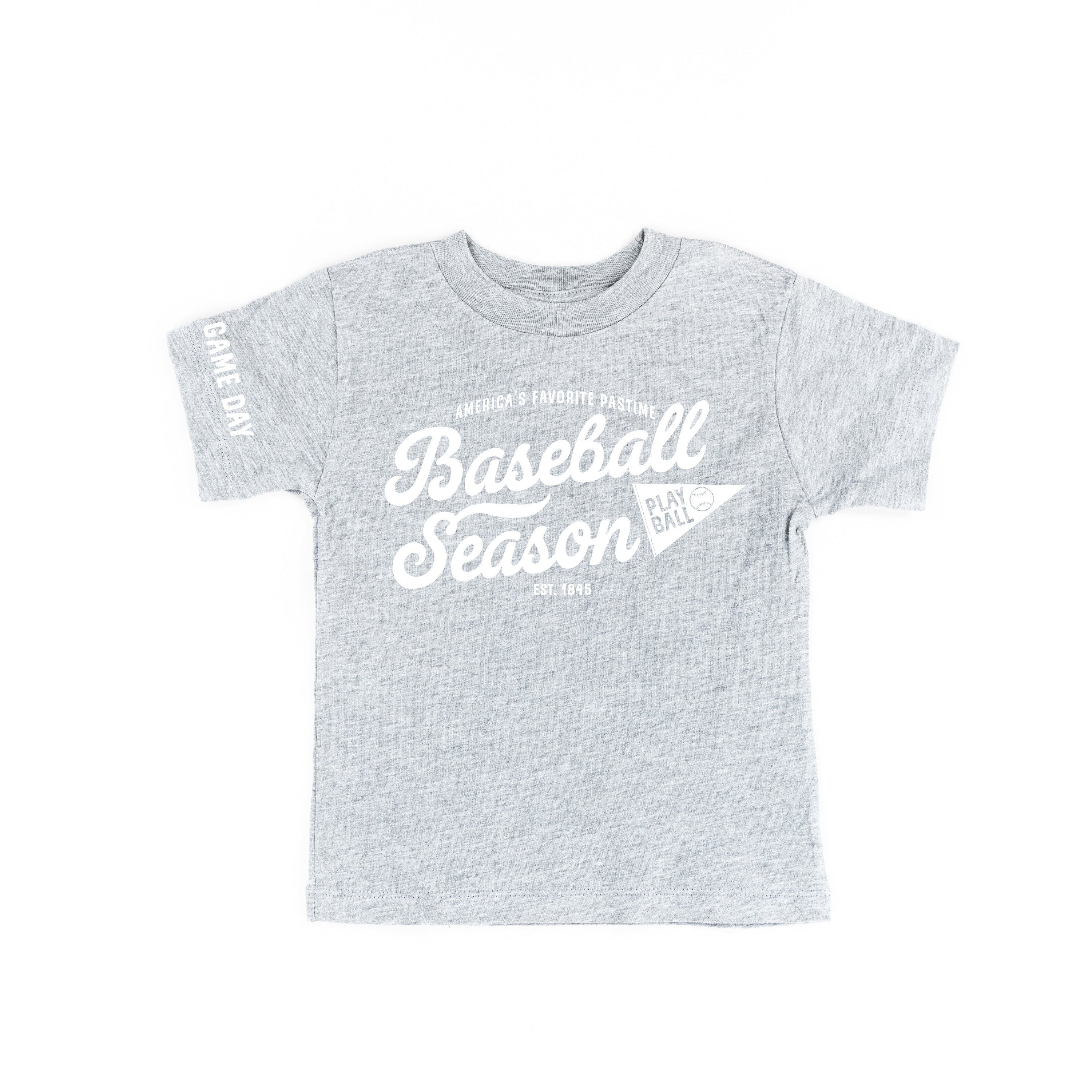 Baseball Season Est. 1845 - Custom Number - Child Tee - Image 19